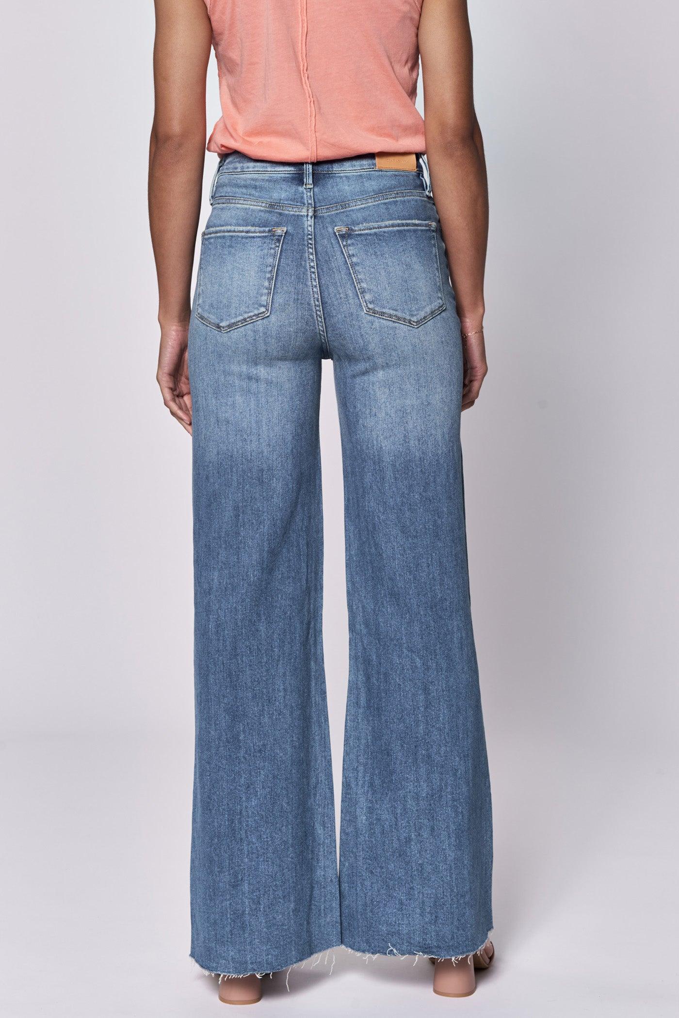 Fiona High Rise Full Cut Off Hem-Novelty Jeans-Happy on Main