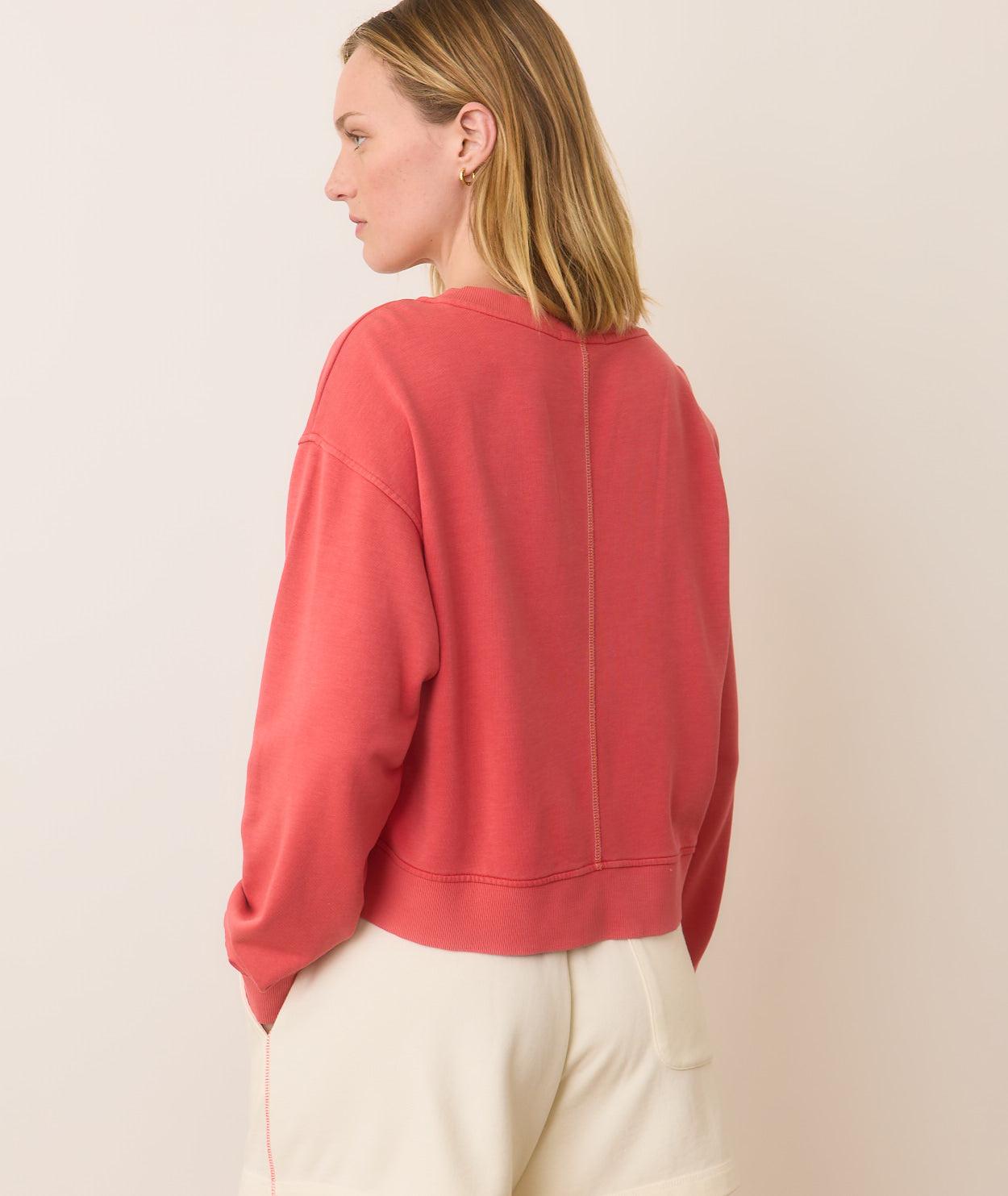 Cloud 9 Terry V-Neck Sweatshirt-Sweatshirts-Happy on Main