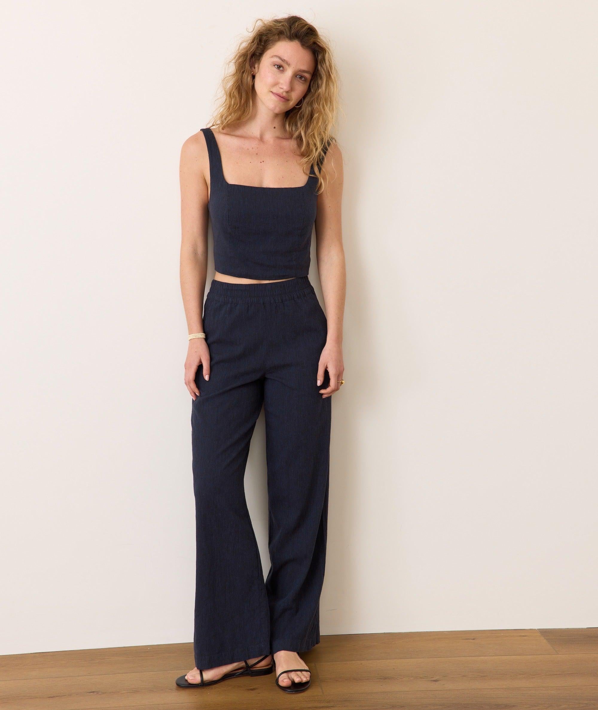 Allison Hemp Trouser-Sweatpants/Sweatshorts-Happy on Main