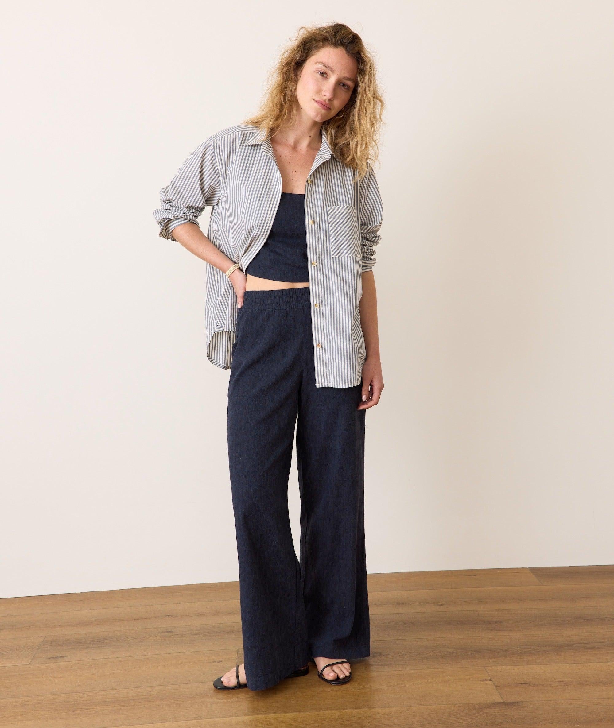 Allison Hemp Trouser-Sweatpants/Sweatshorts-Happy on Main