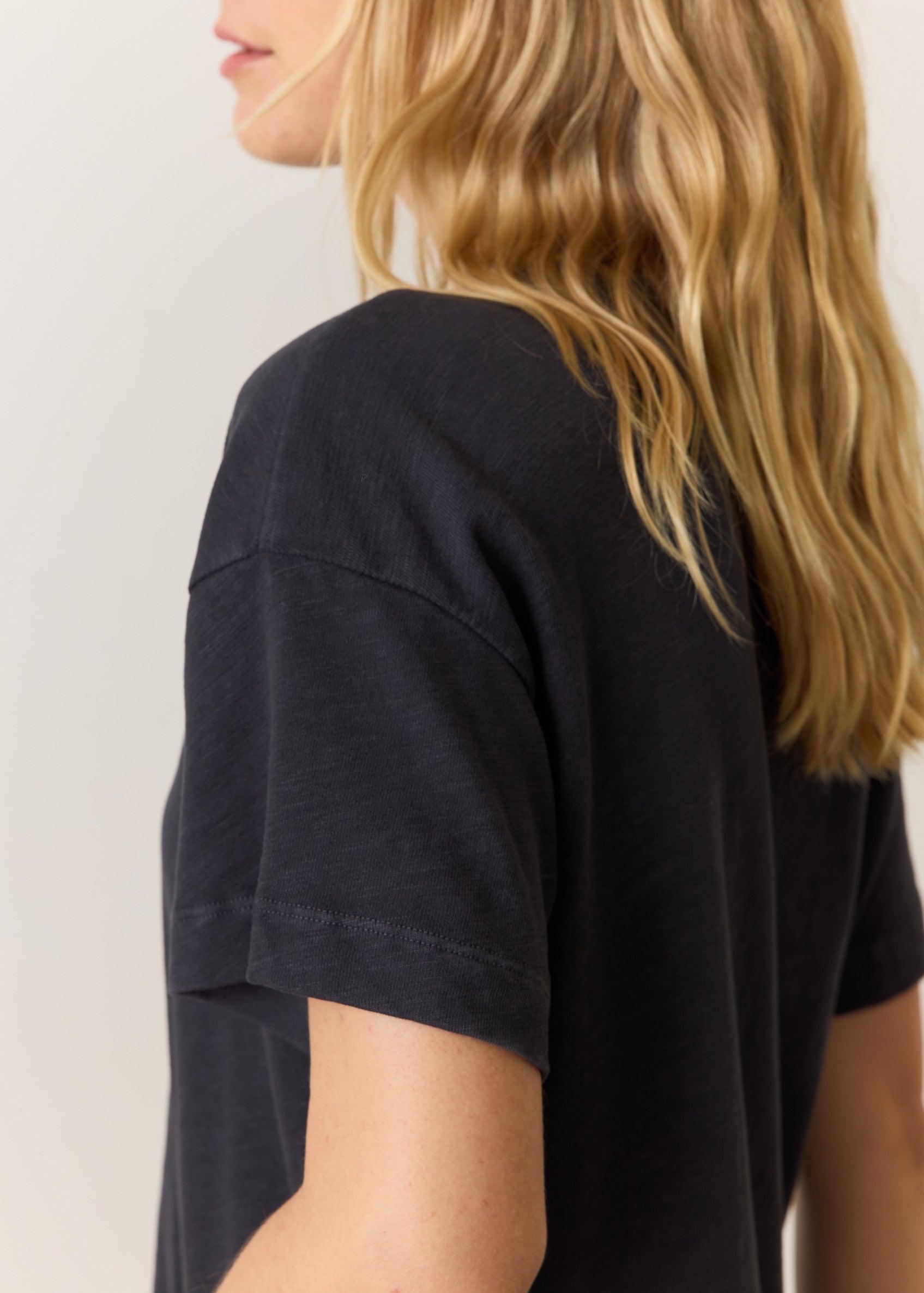 Vintage Slub Crop Tee-Basic Tanks + Tees-Happy on Main
