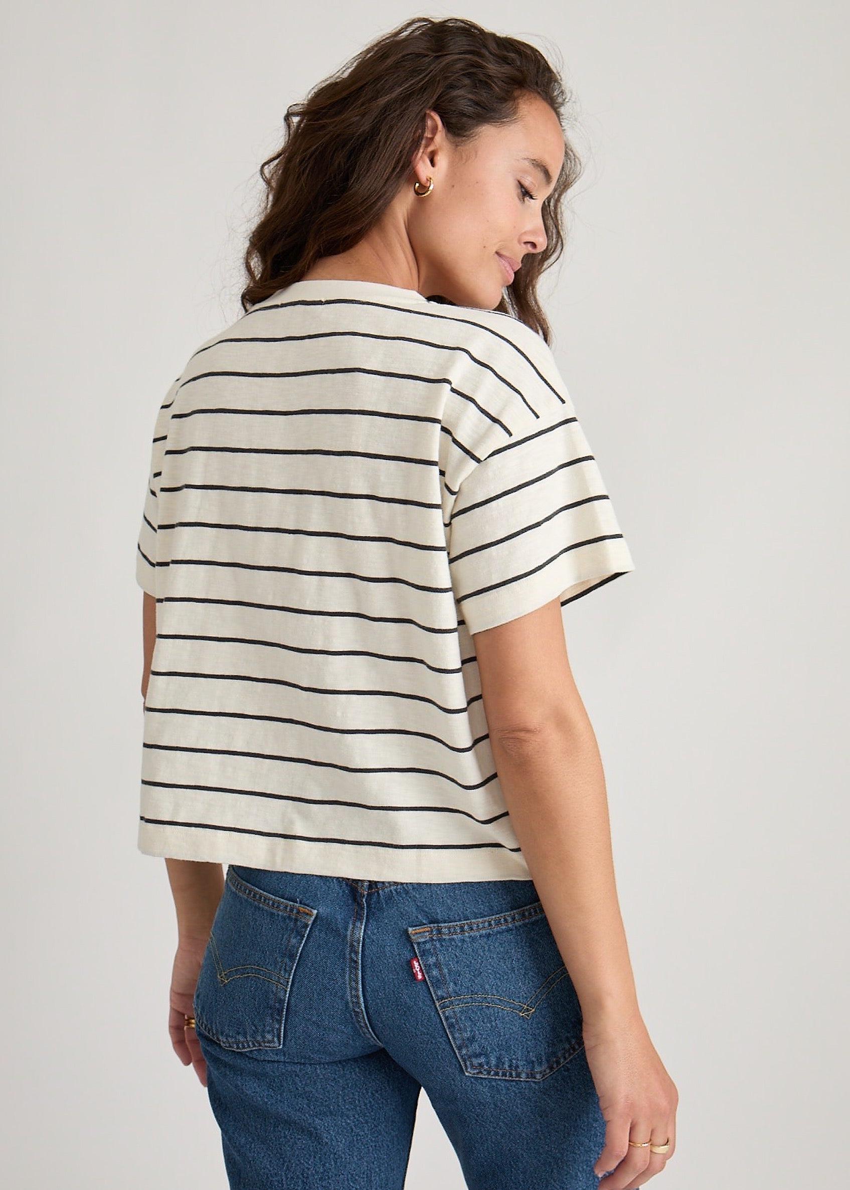 Vintage Slub Crop Tee-Basic Tanks + Tees-Happy on Main