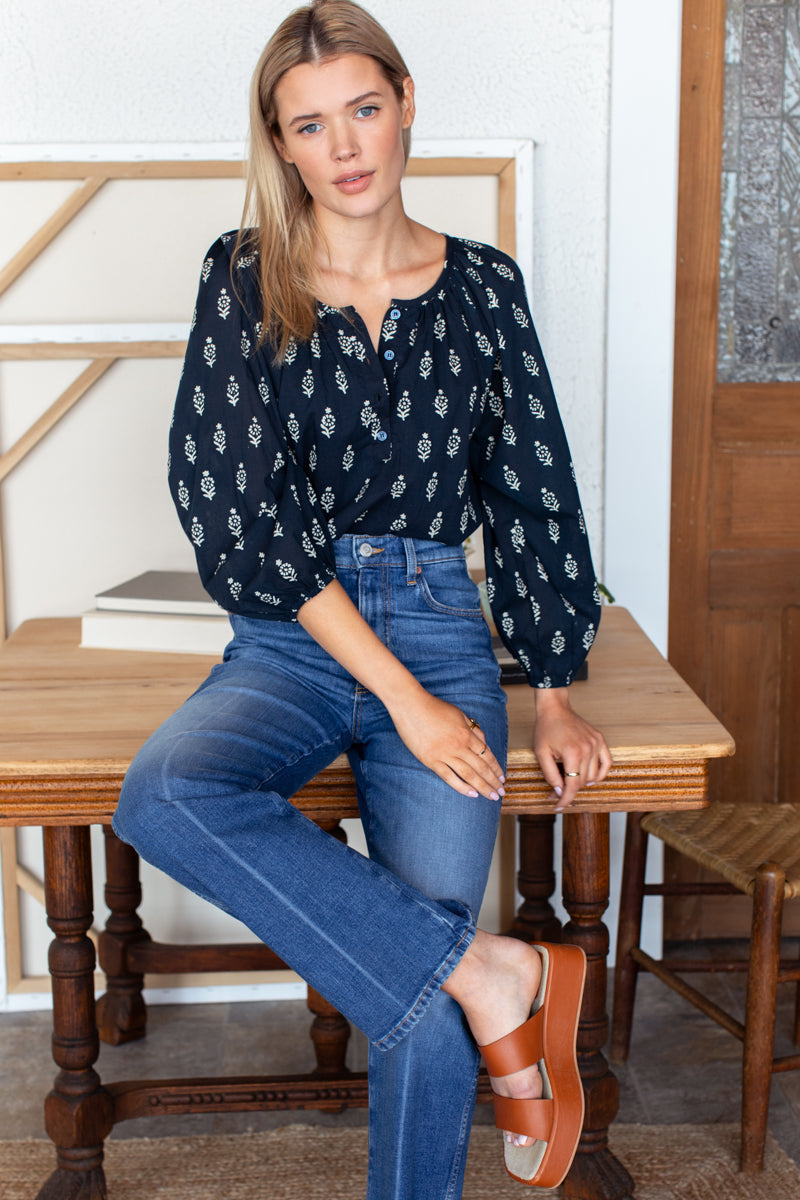 Frances Blouse 2-Casual Tops-Happy on Main