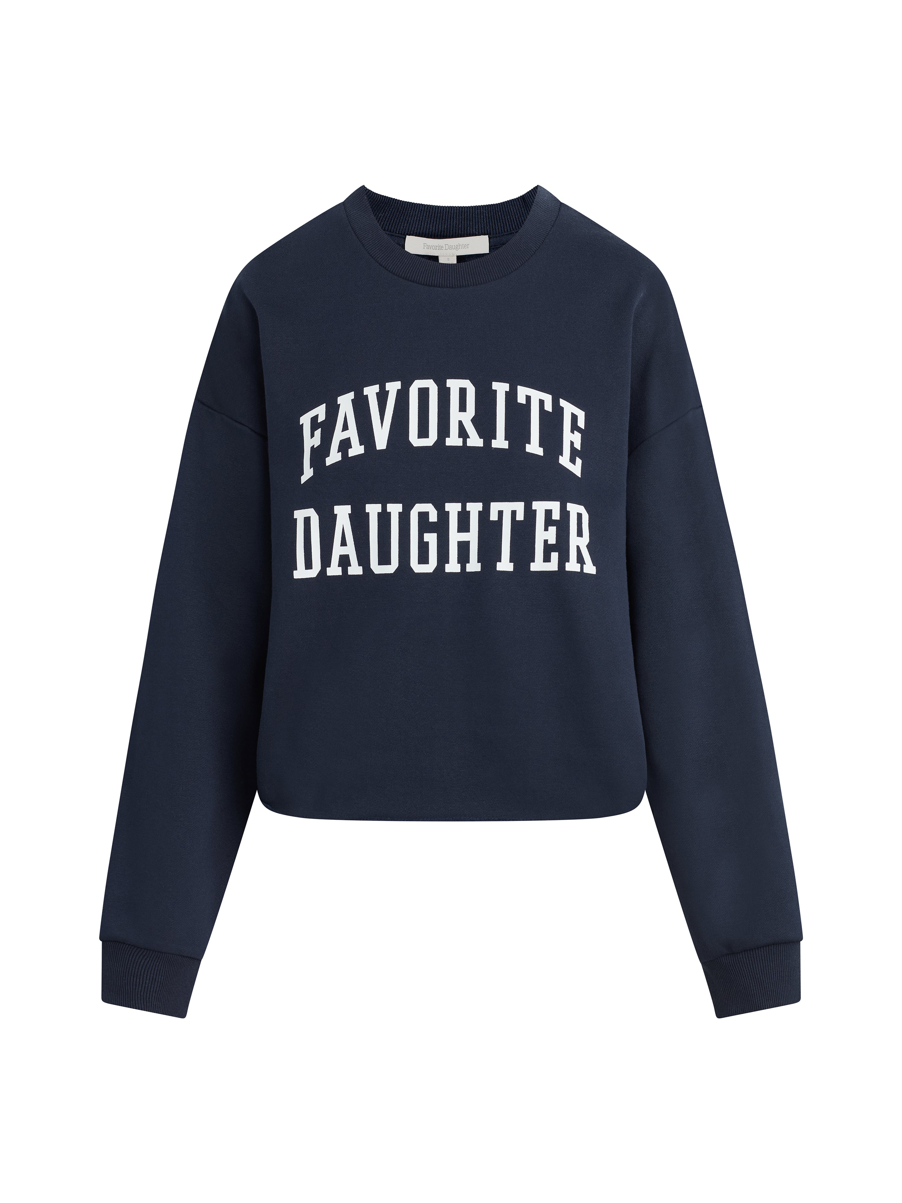 Cropped Collegiate Sweatshirt