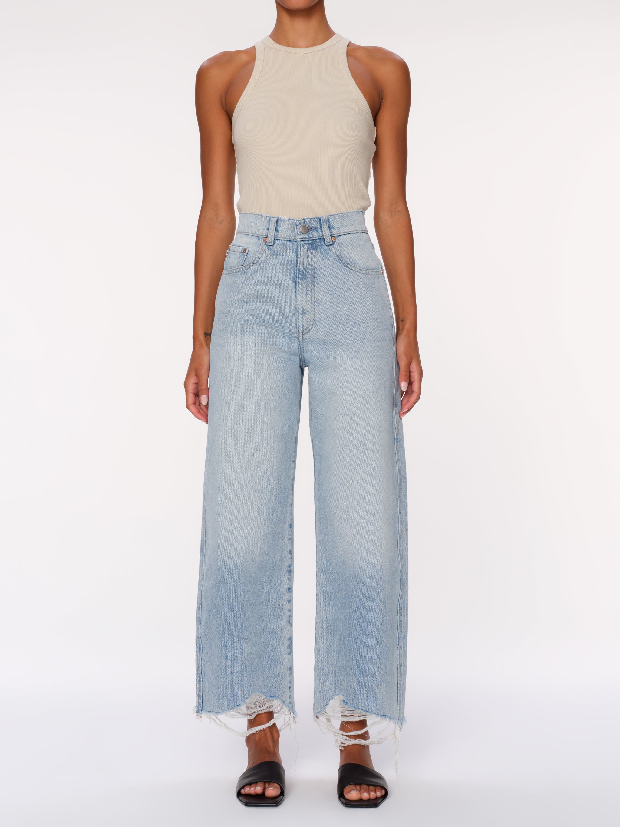 Taylor Relaxed Barrel : HIgh Rise-Core Jeans-Happy on Main