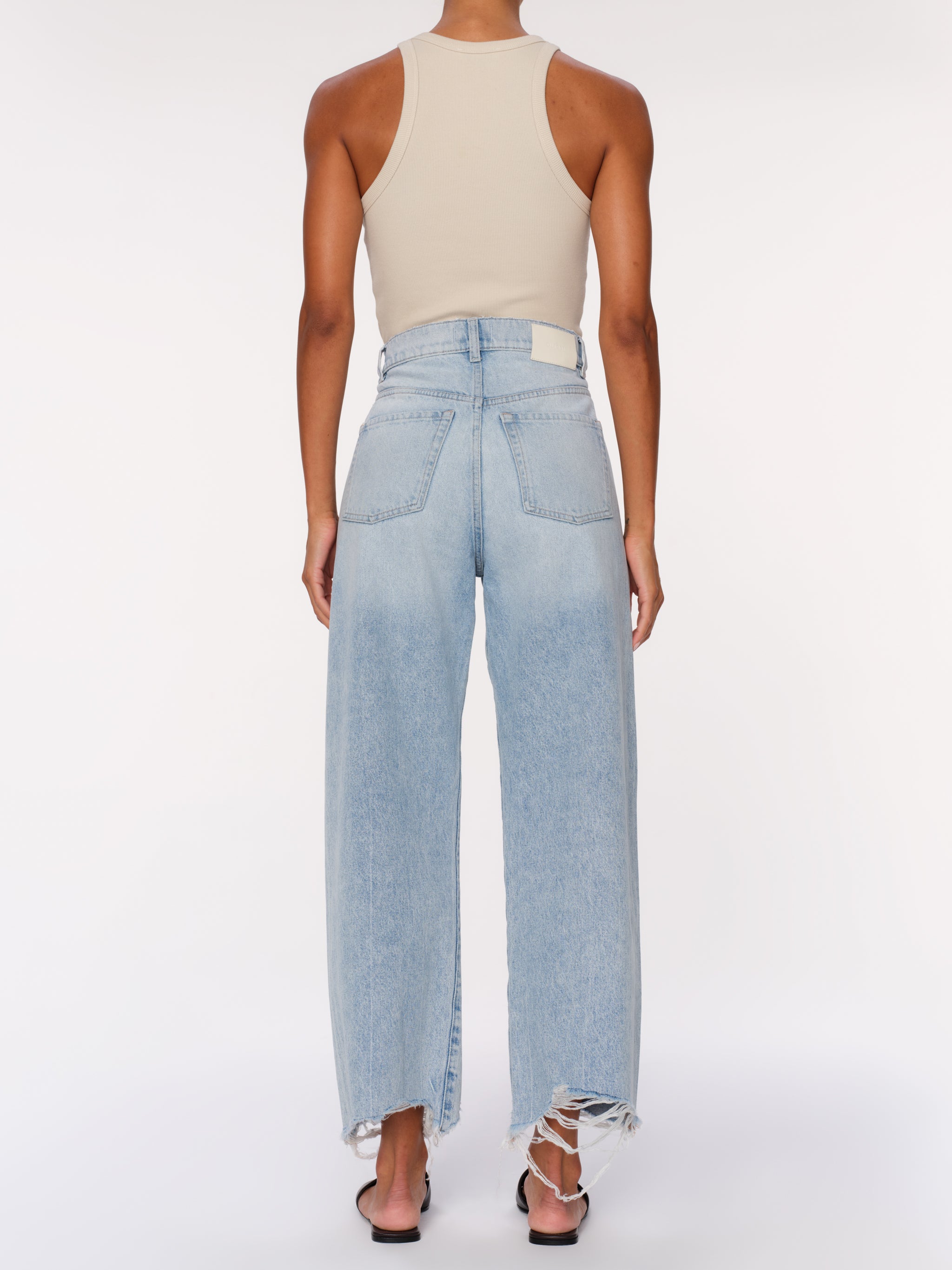 Taylor Relaxed Barrel : HIgh Rise-Core Jeans-Happy on Main
