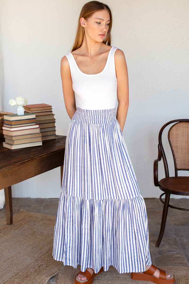 Shirred Skirt
