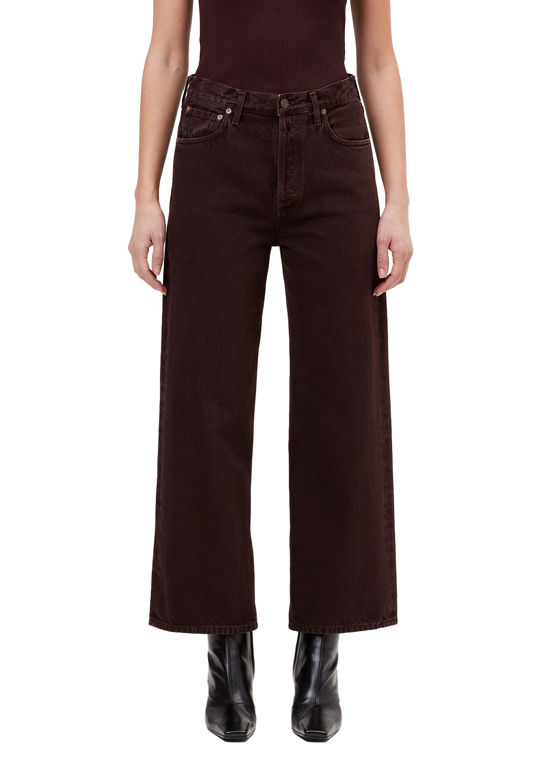 Ren Wide Leg Bottom Jeans-Core Jeans-Happy on Main