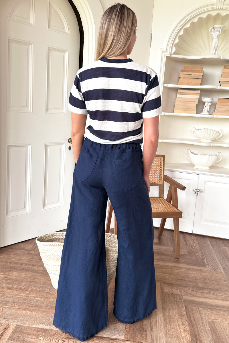 Tulip Wide Leg Pants-Pants-Happy on Main