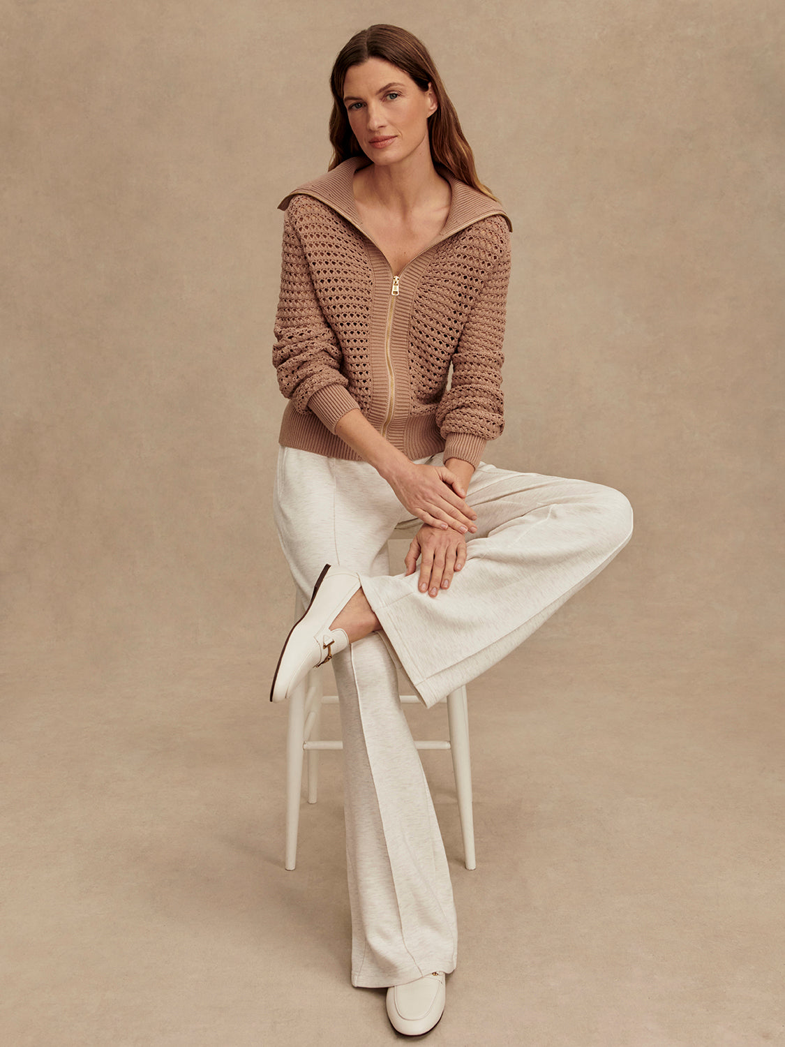 Eloise Full Zip Knit
