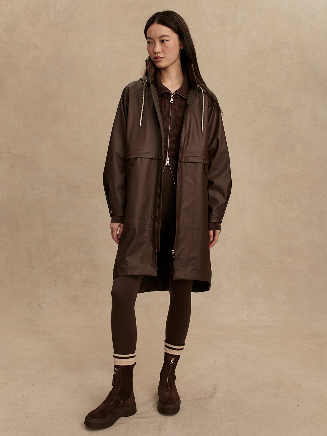 Kirsten Rain Coat-Outerwear-Happy on Main