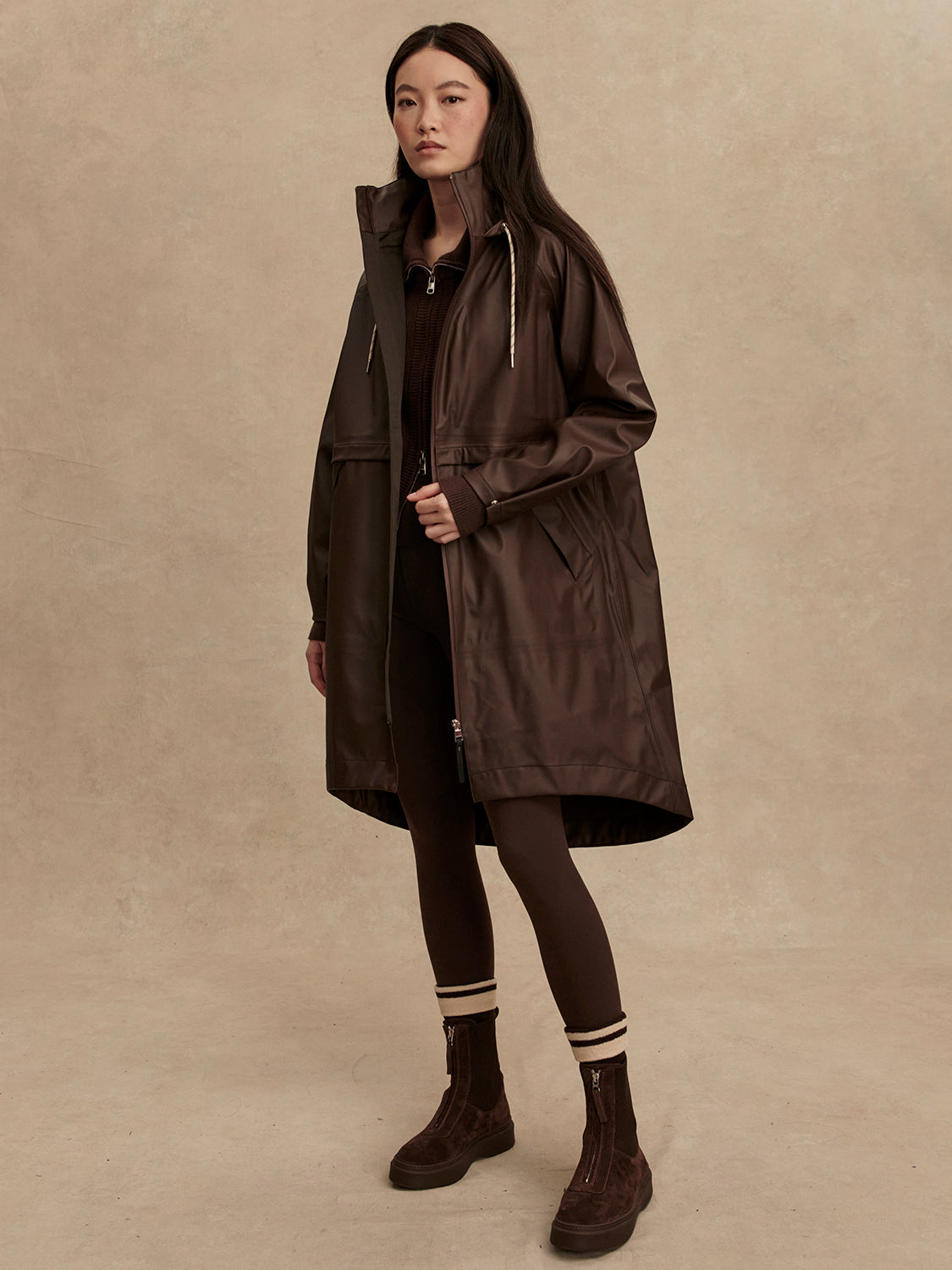 Kirsten Rain Coat-Outerwear-Happy on Main