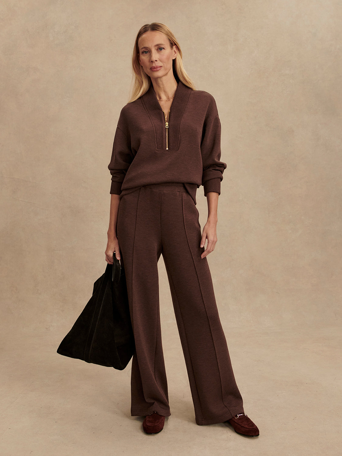 Sally Half Zip Sweater-Core Sweaters-Happy on Main