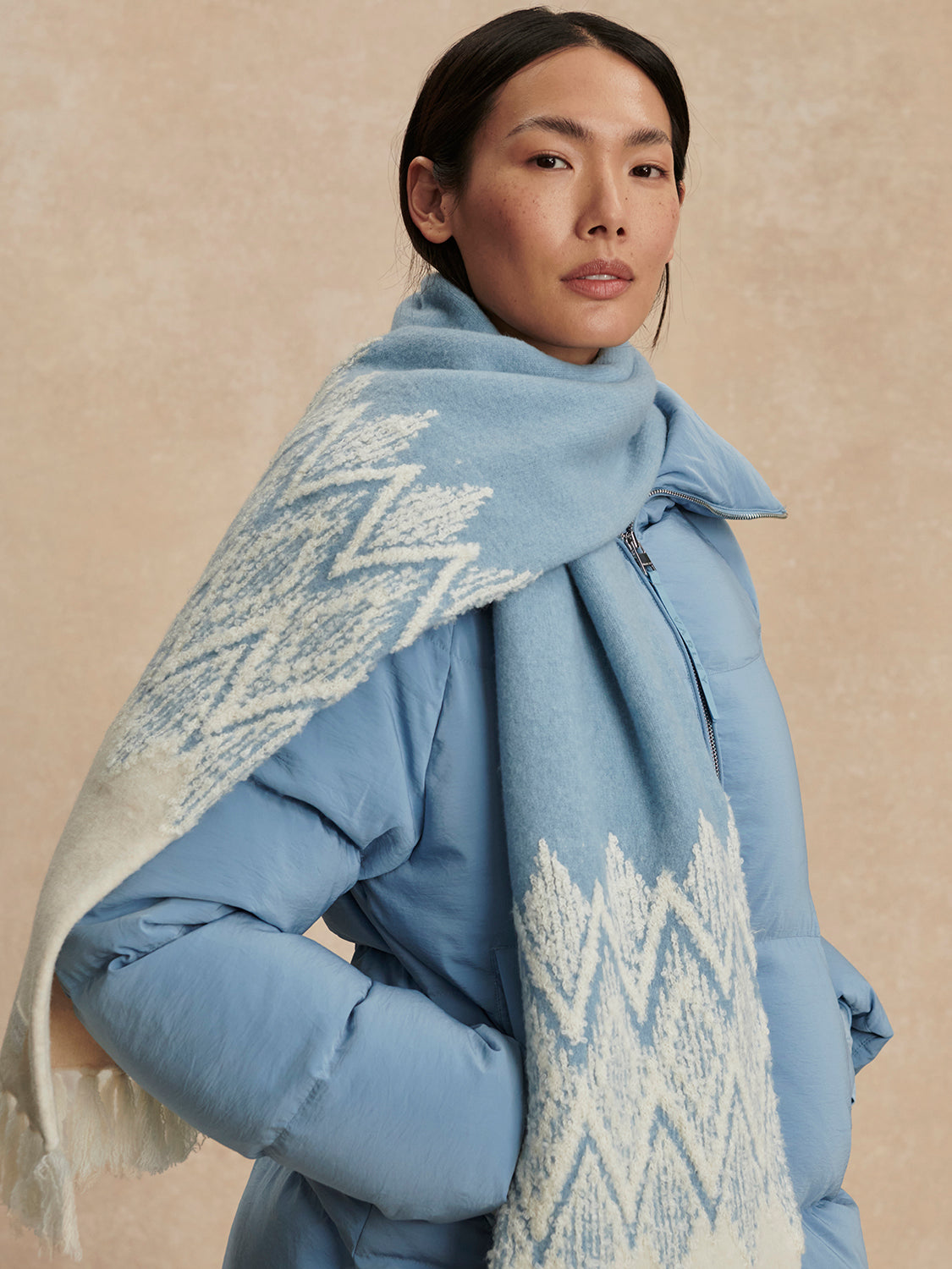 Sebastian Jacquard Scarf 2.0-Misc Accessories-Happy on Main