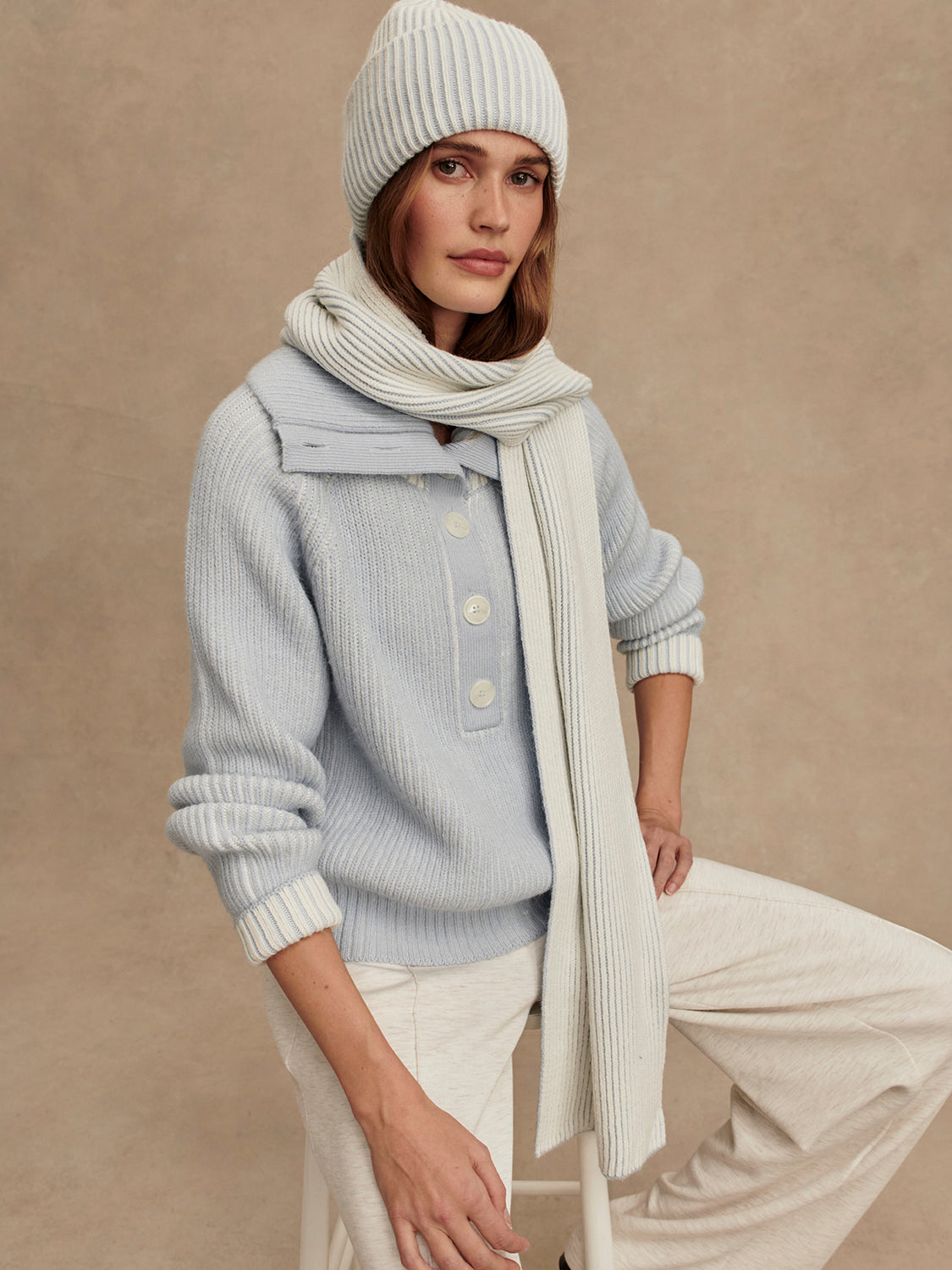Filey Plated Sweater-Core Sweaters-Happy on Main