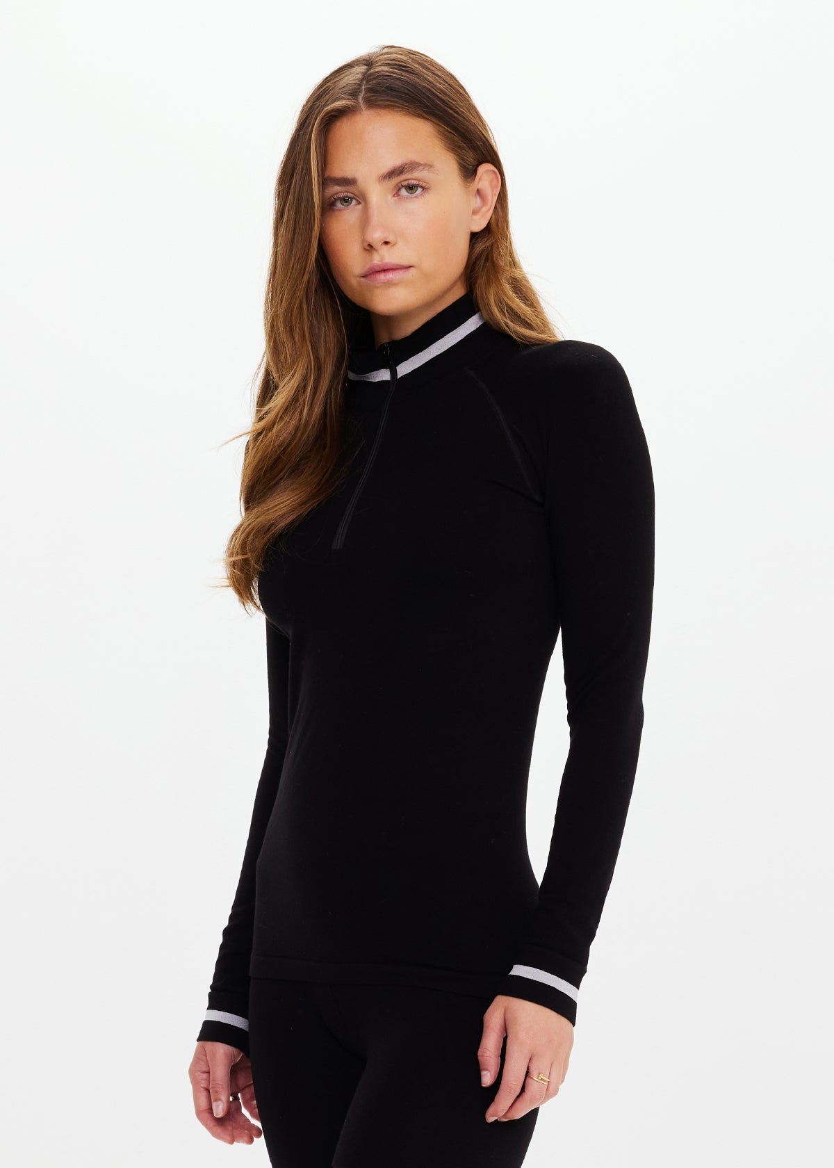 Wool Seamless Base Quarter Zip-Athleisure-Happy on Main
