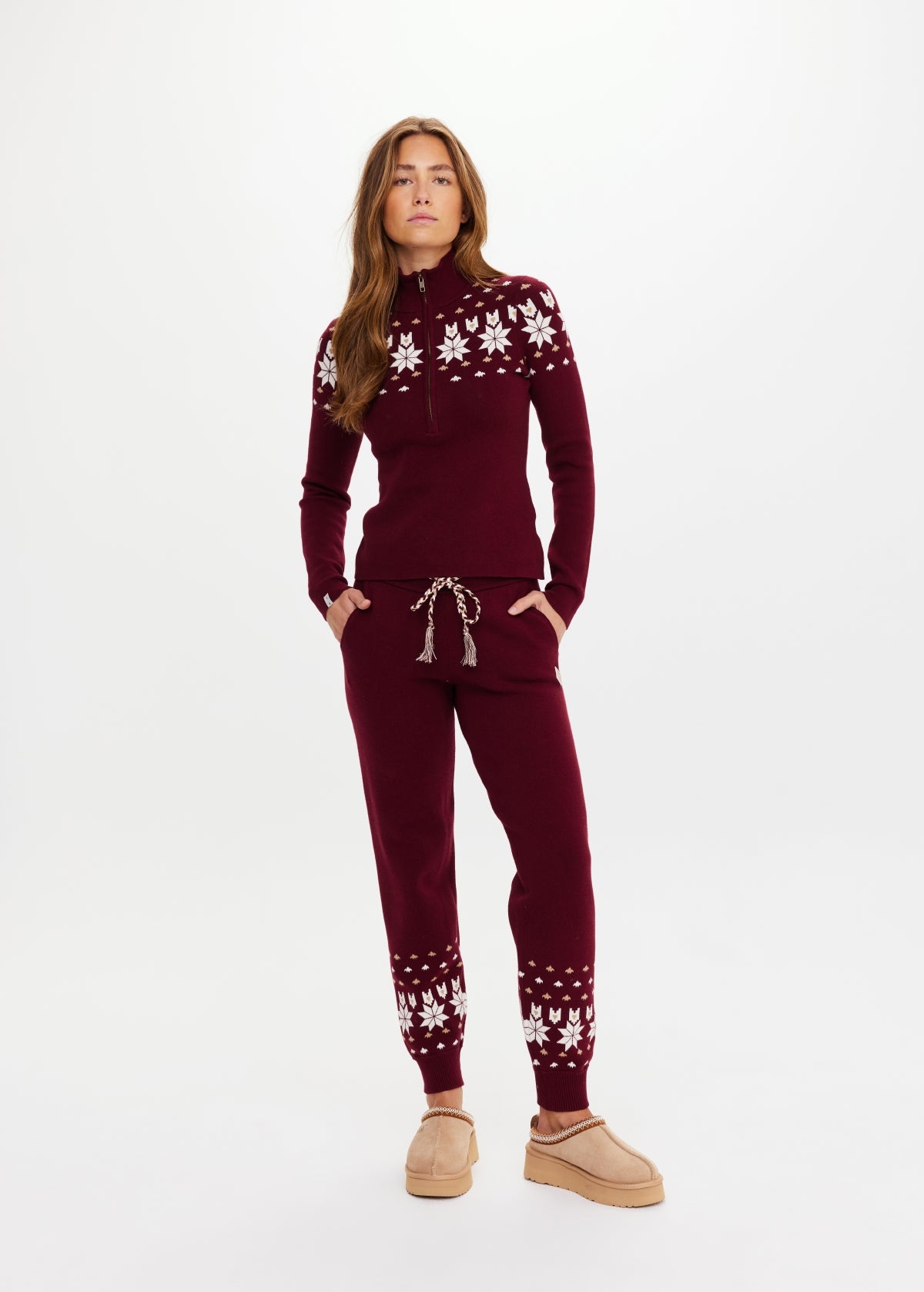 Le Ski Blanche Half Zip-Outerwear-Happy on Main