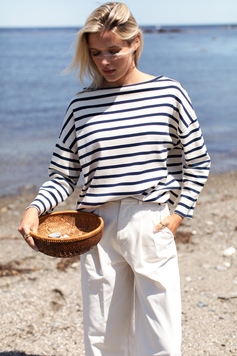 Bateau Top-Casual Tops-Happy on Main