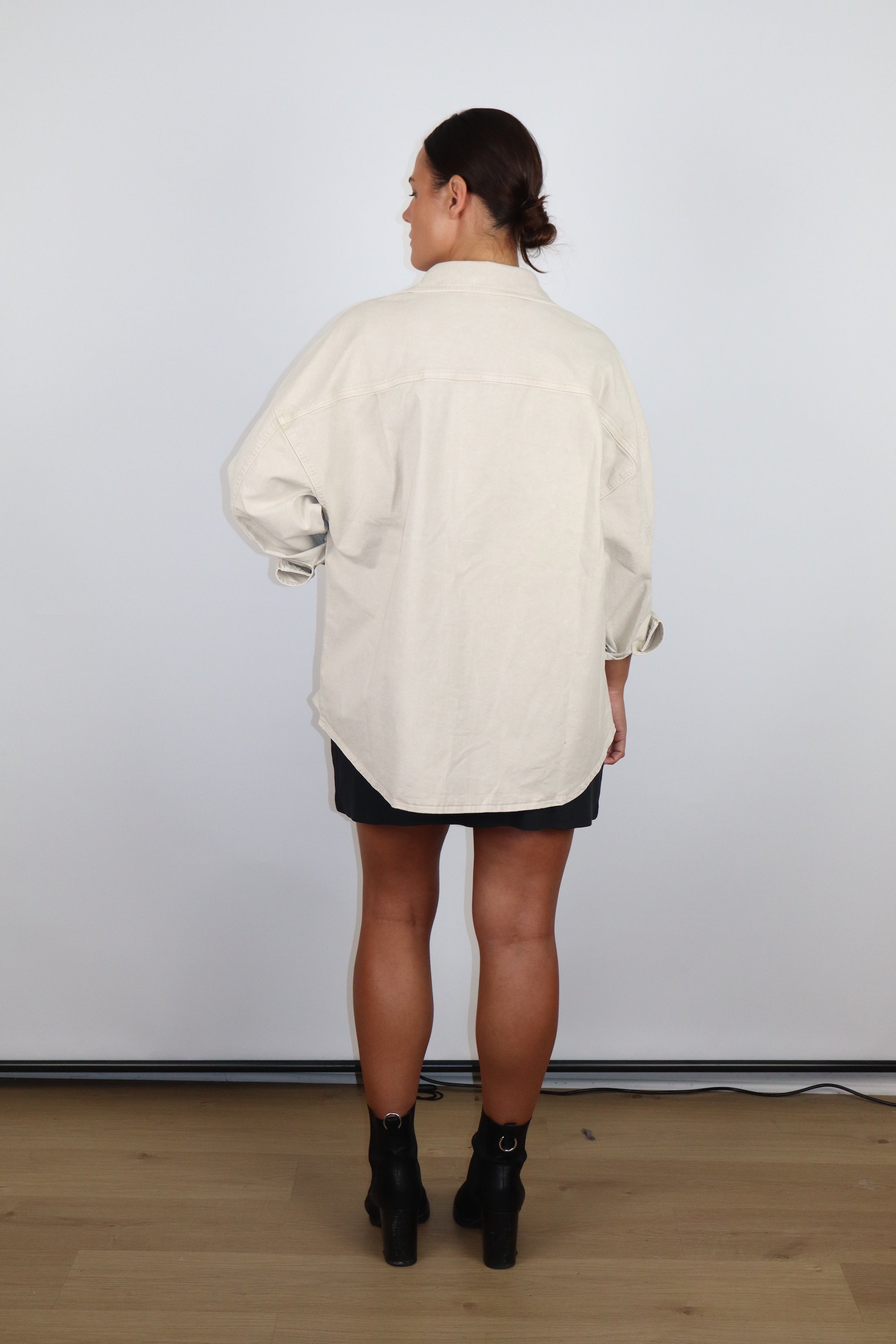 Molly Oversized Shirt Jacket-Outerwear-Happy on Main