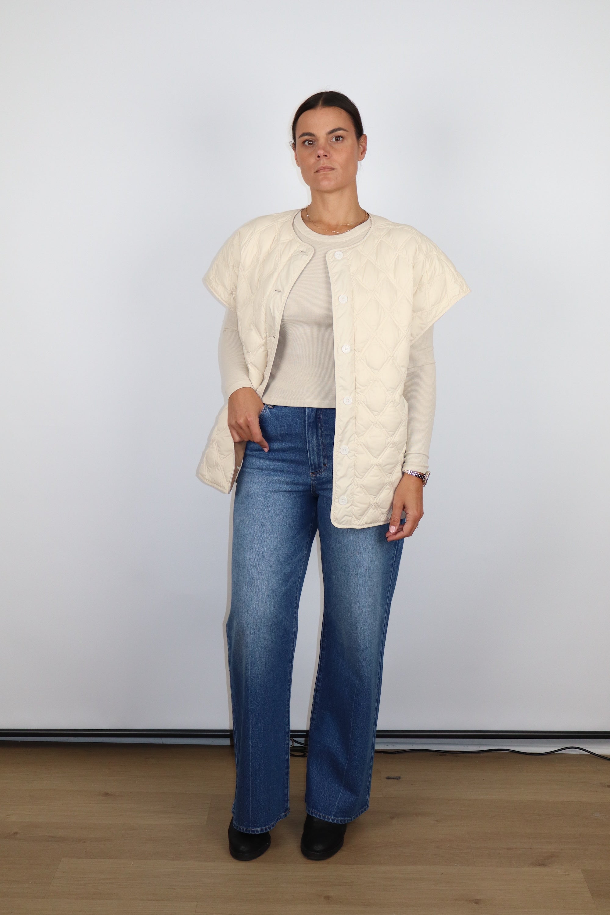 Marina Quilted Vest-Outerwear-Happy on Main