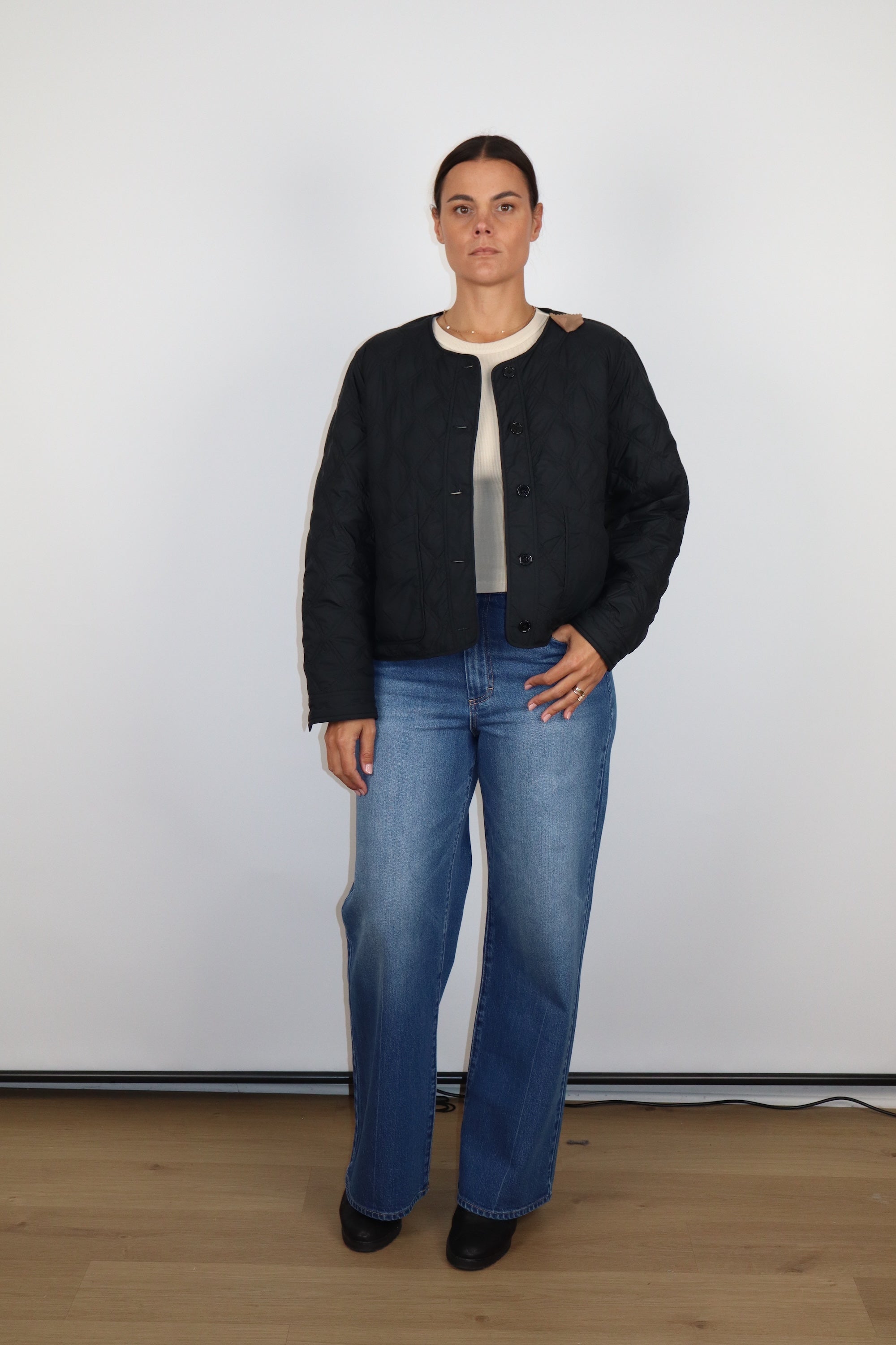 Marina Quilted Liner Jacket-Outerwear-Happy on Main