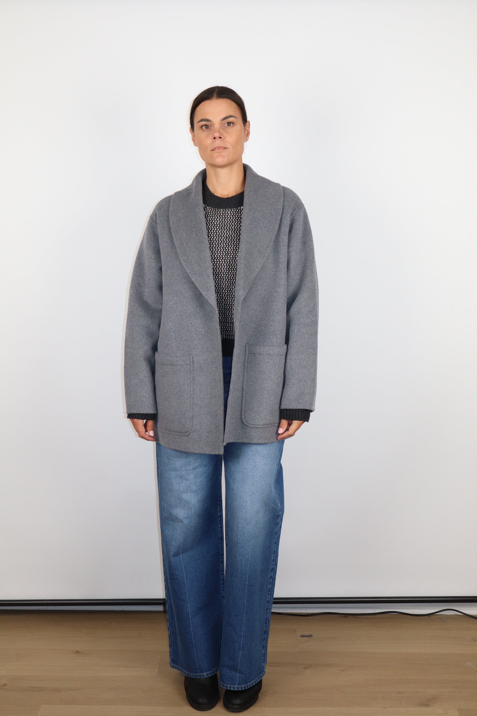 Colette Belted Wool Coat-Outerwear-Happy on Main