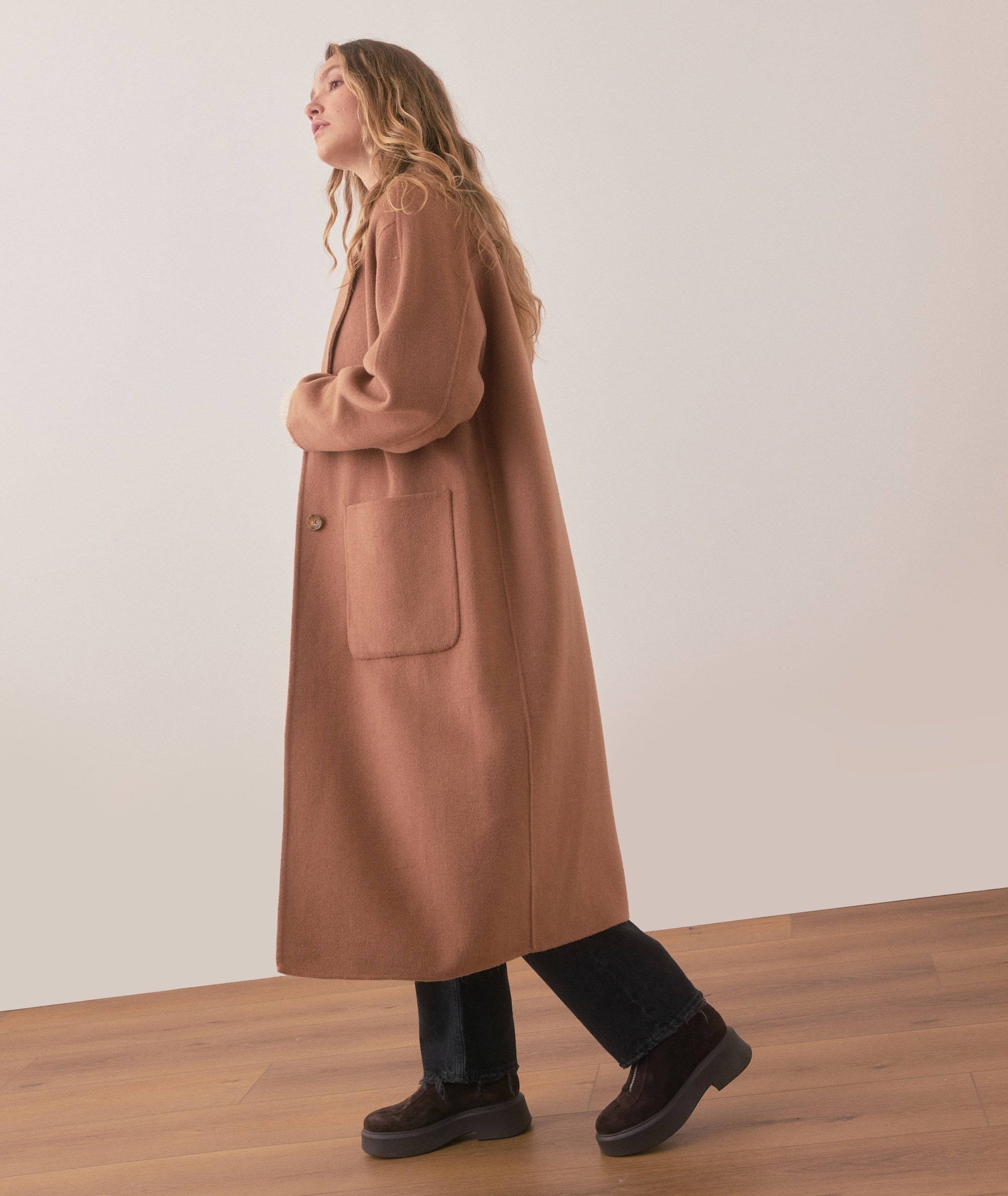 Colette Longline Coat-Outerwear-Happy on Main