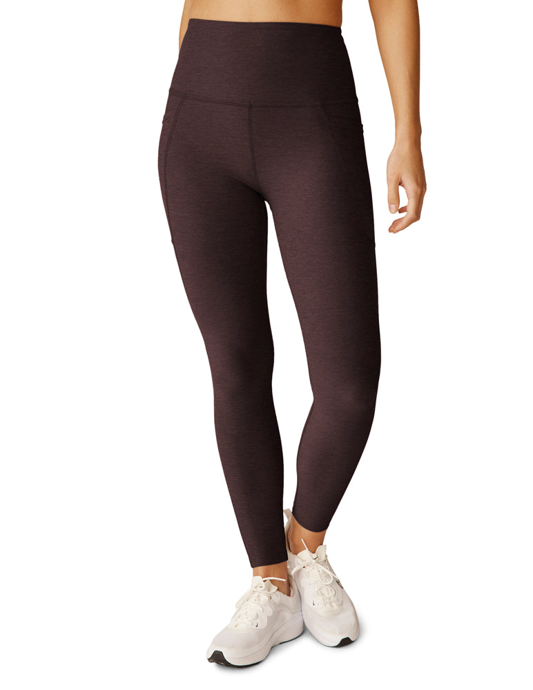 Spacedye Out of Pocket High Waisted Midi Legging-Athleisure-Happy on Main