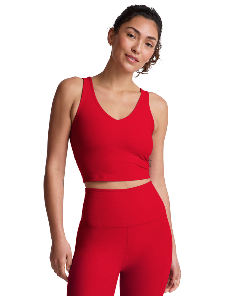 Spacedye Good Day Cropped Tank-Athleisure-Happy on Main