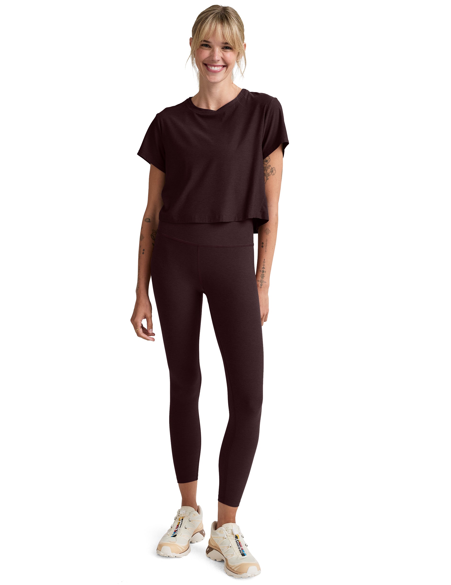Featherweight Supreme Cropped Tee-Athleisure-Happy on Main