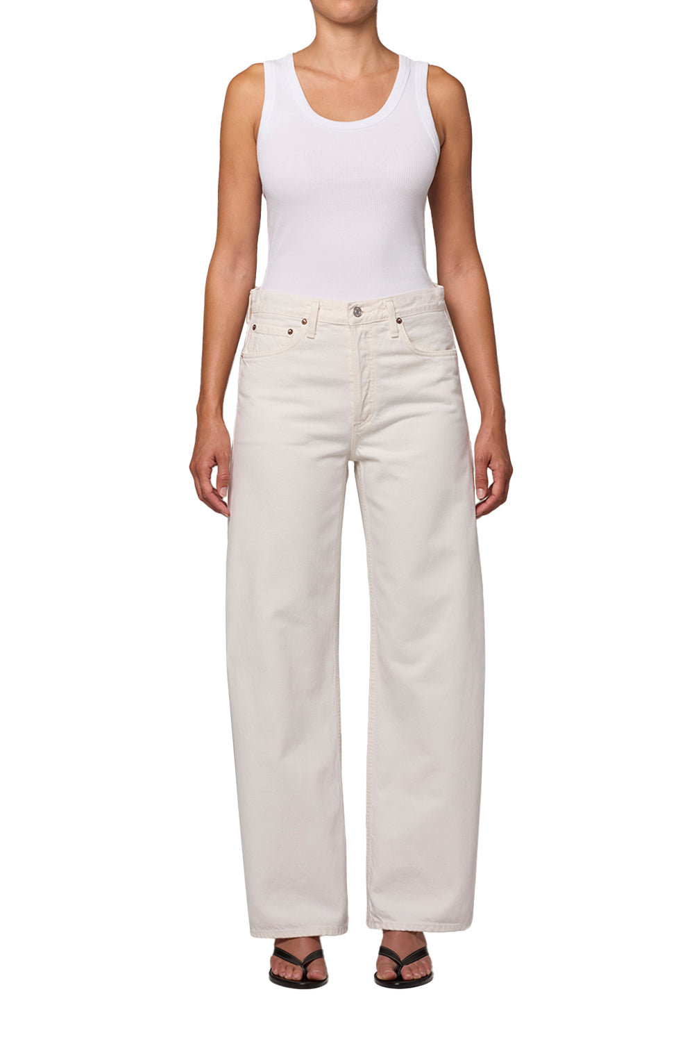 Arc Jean 32 - Chalk White-AGOLDE-Happy on Main