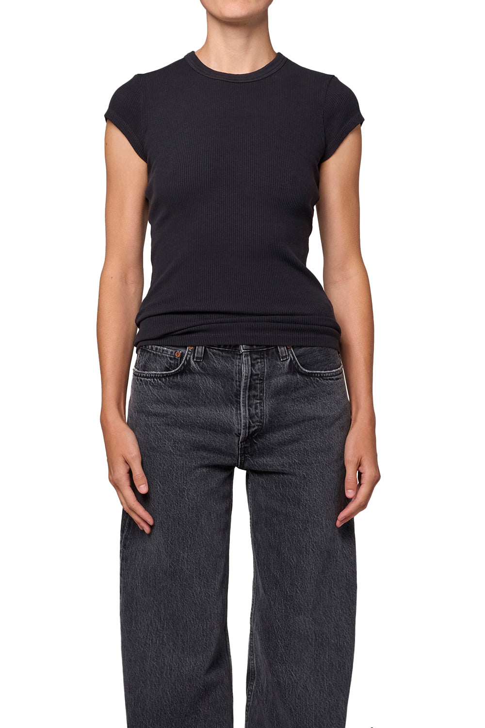 Edison Tee - Nocturne-AGOLDE-Happy on Main