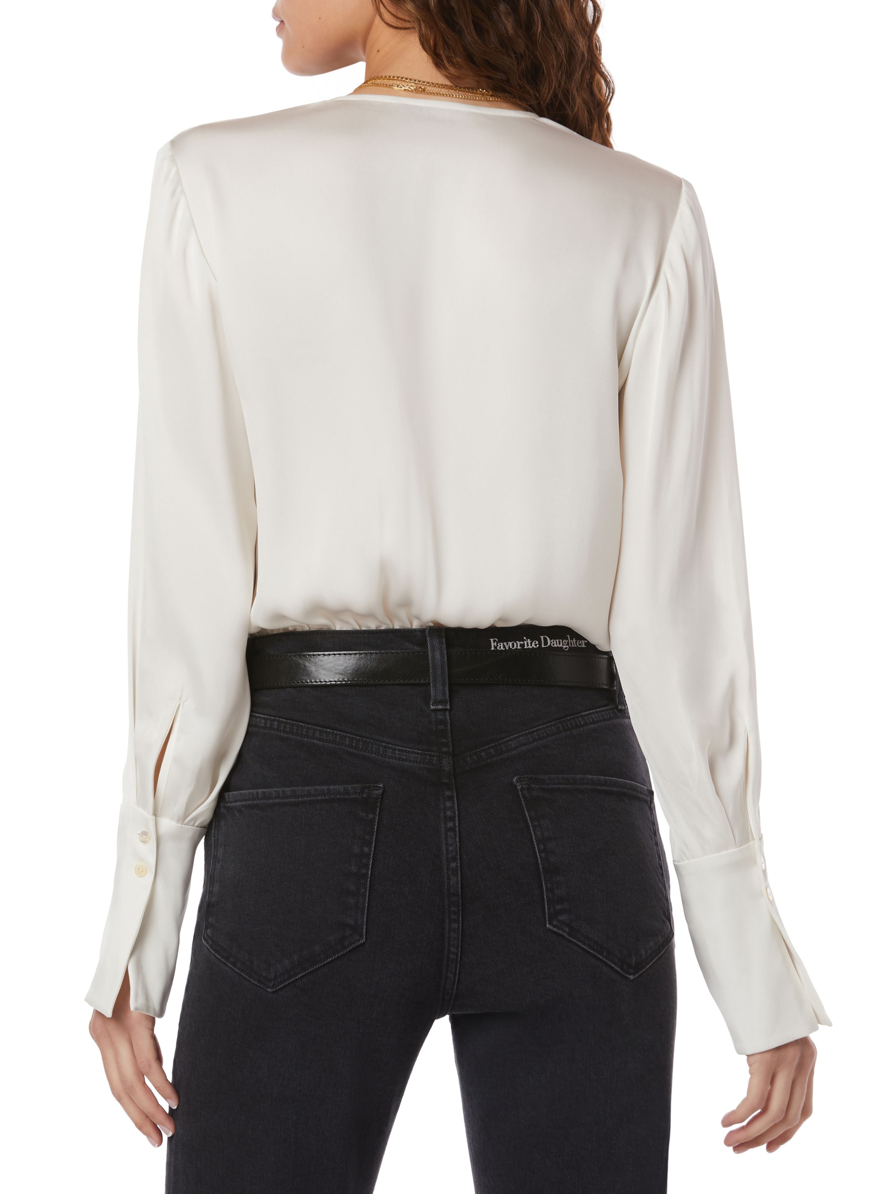 The Date Blouse - Ivory-Favorite Daughter-Happy on Main