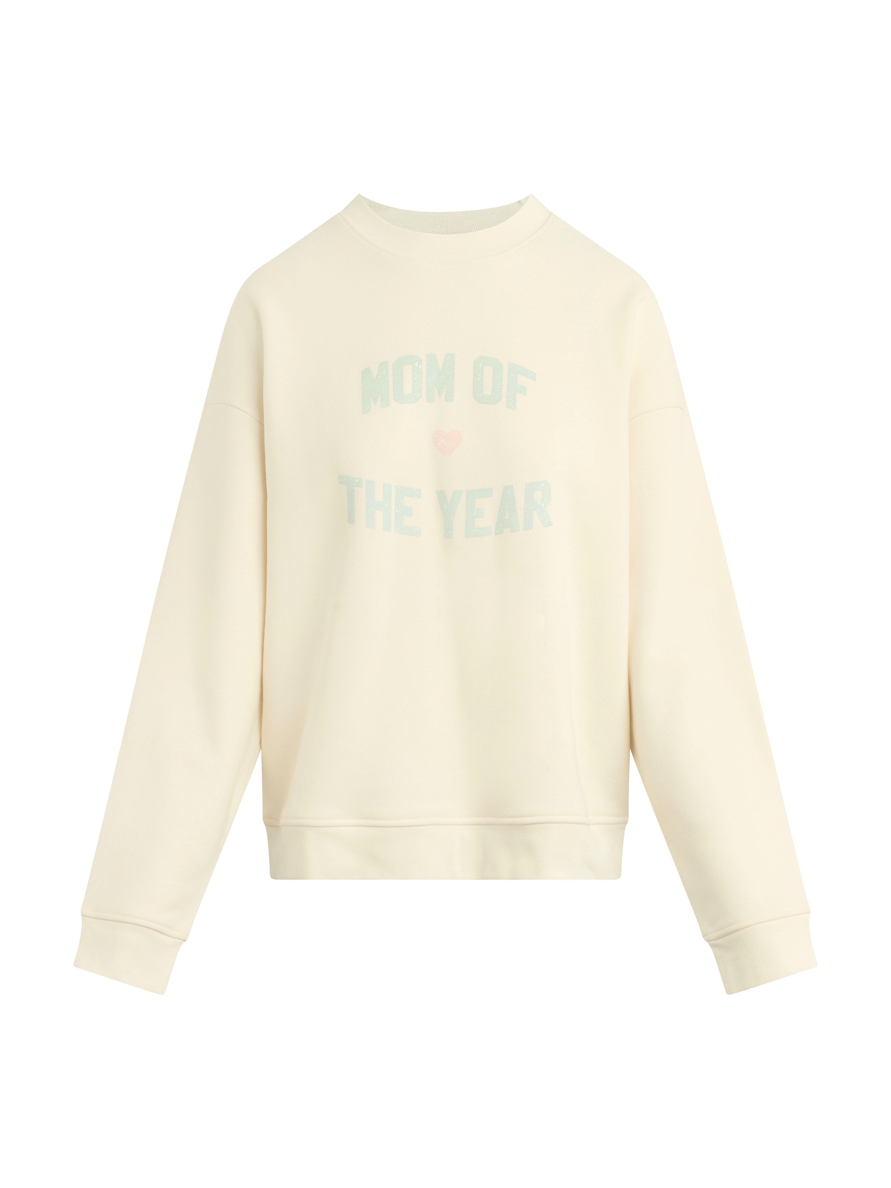 The Mom of the Year Sweatshirt - Gardenia/Light Sage-Favorite Daughter-Happy on Main