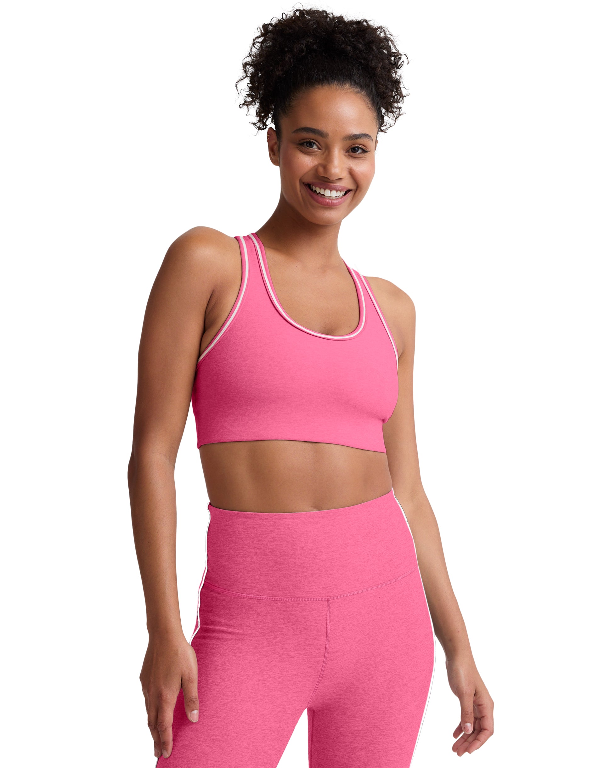 Spacedye Ready Bra - Luscious Pink Heather-Beyond Yoga-Happy on Main