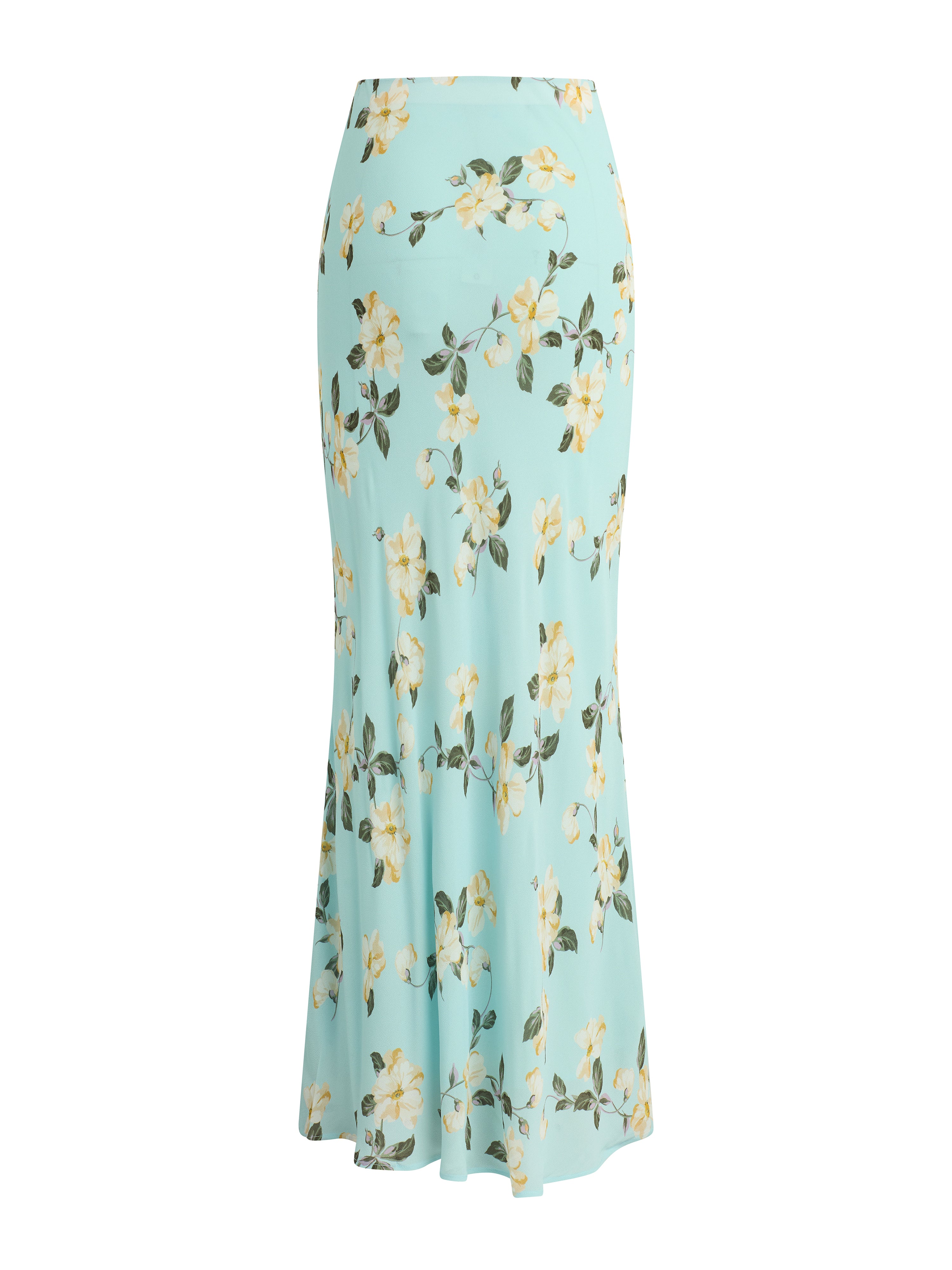 The Favorite Skirt - Aqua Floral-Favorite Daughter-Happy on Main