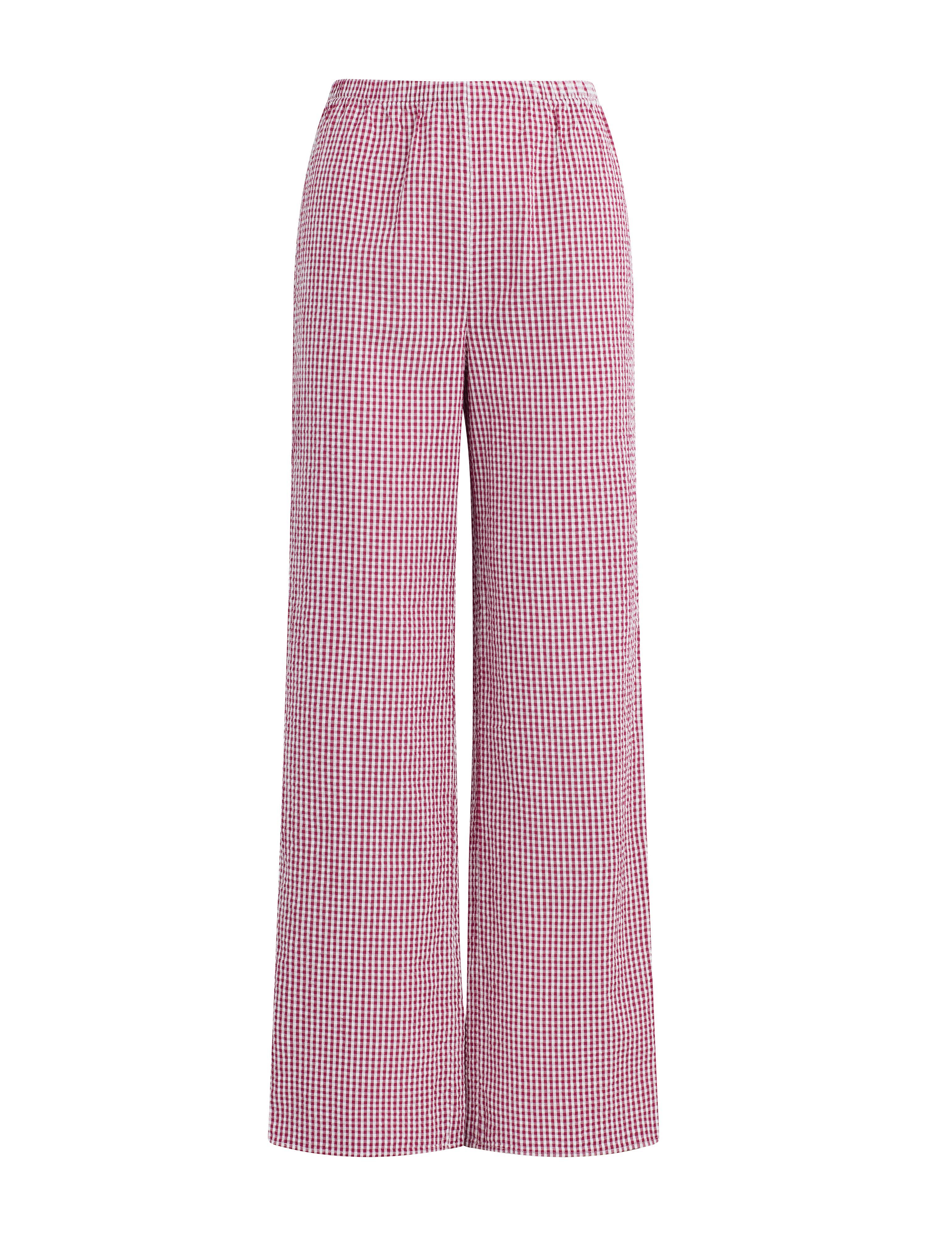 The Everything Pant - Raspberry/White-Favorite Daughter-Happy on Main