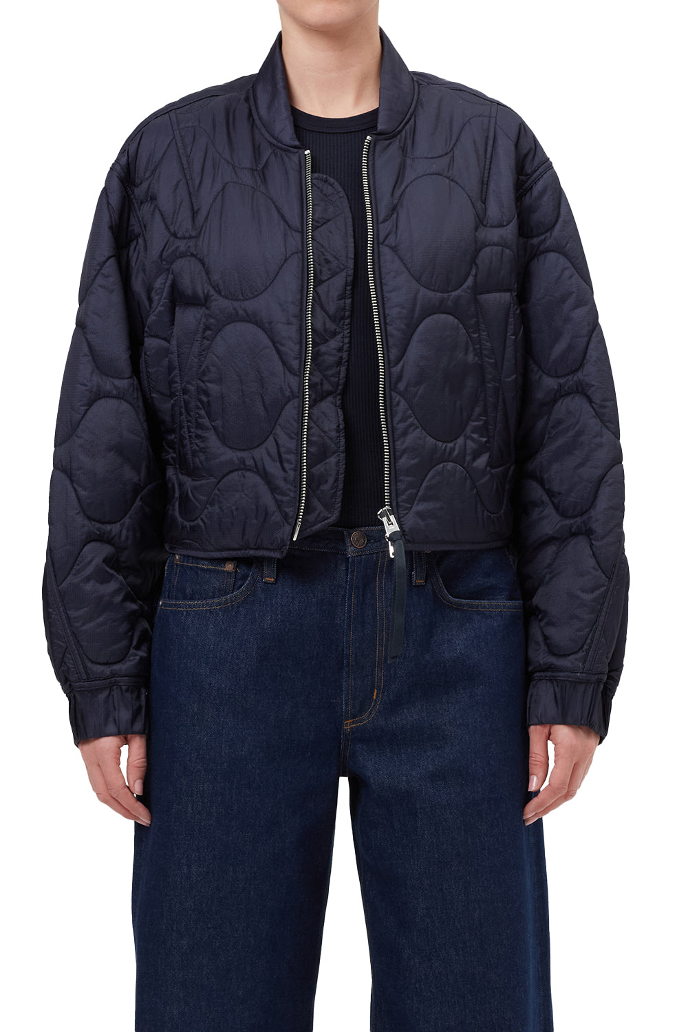 Iona Quilted Jacket - Ink-AGOLDE-Happy on Main