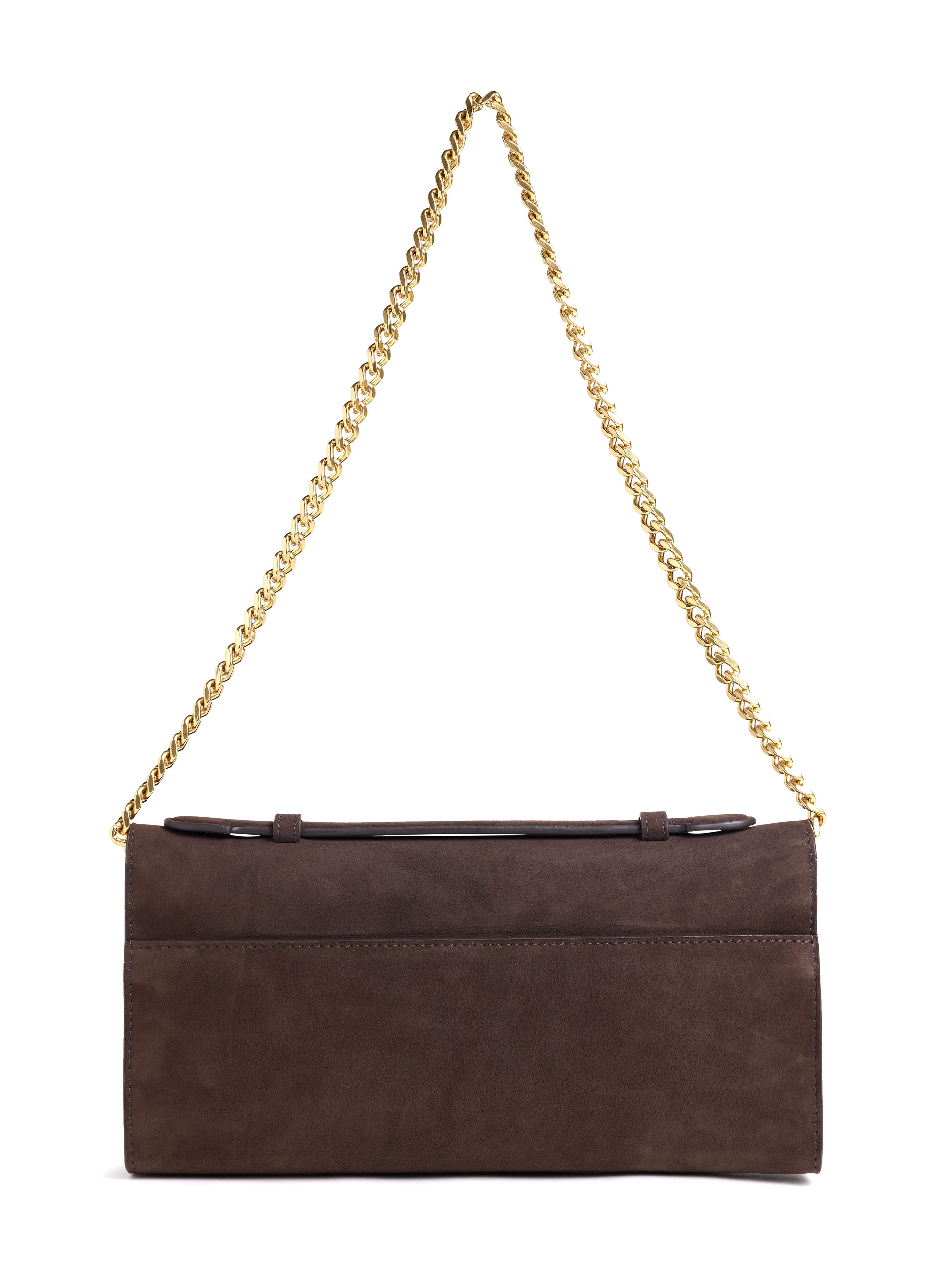 The Suede Heirloom Clutch - Chocolate-Favorite Daughter-Happy on Main