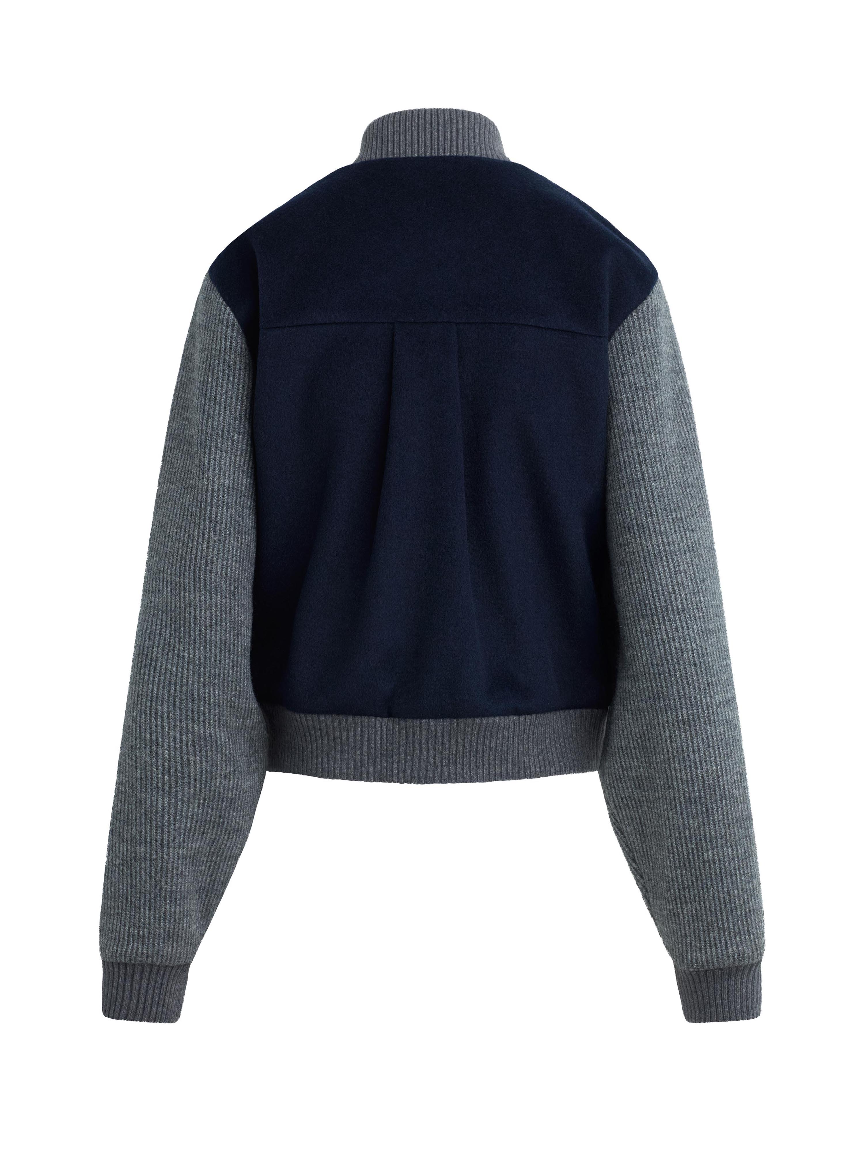 The Studio Bomber - Navy Grey-Favorite Daughter-Happy on Main