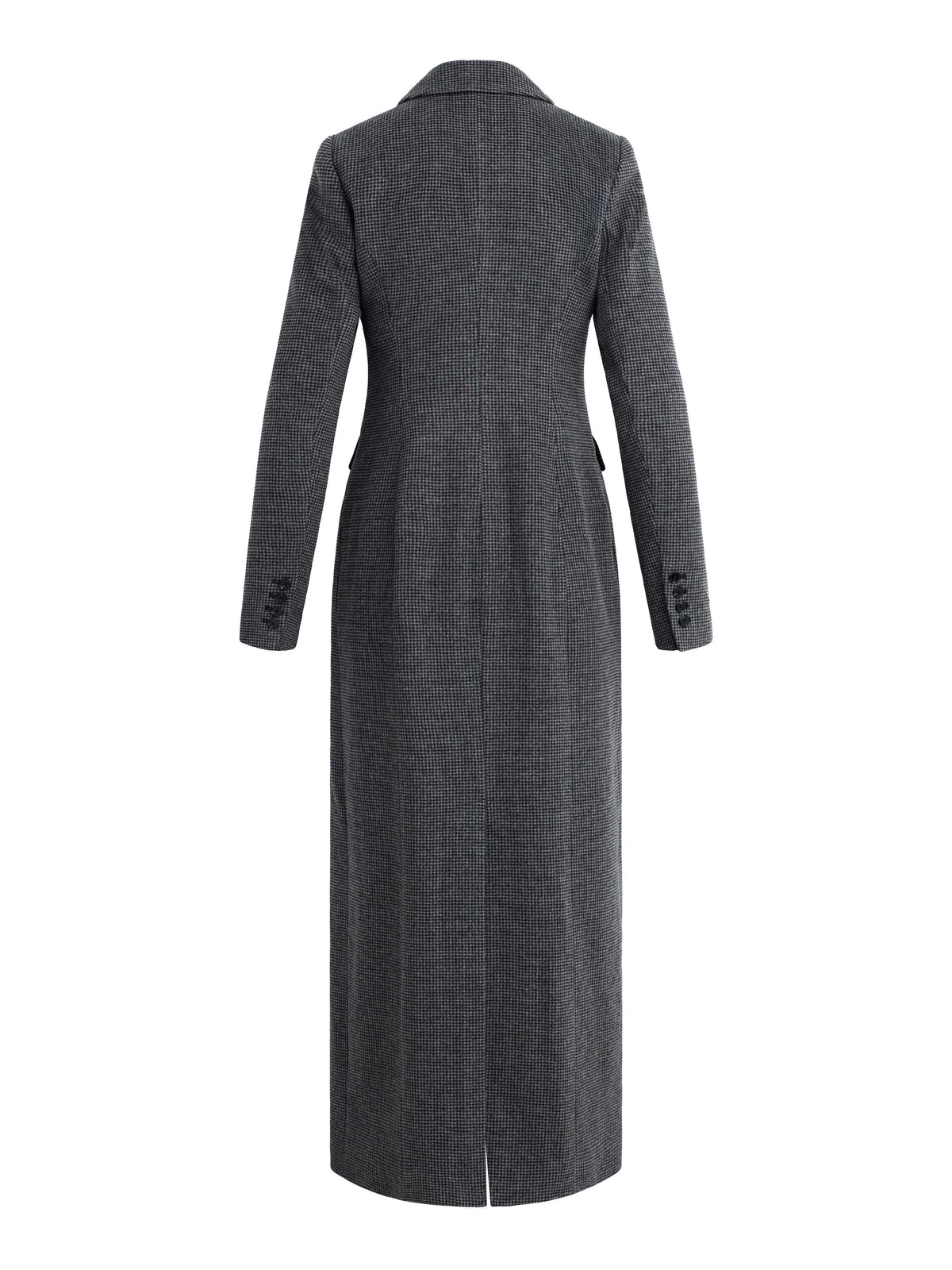 The Simon Coat - Charcoal Mini Houndstooth-Favorite Daughter-Happy on Main