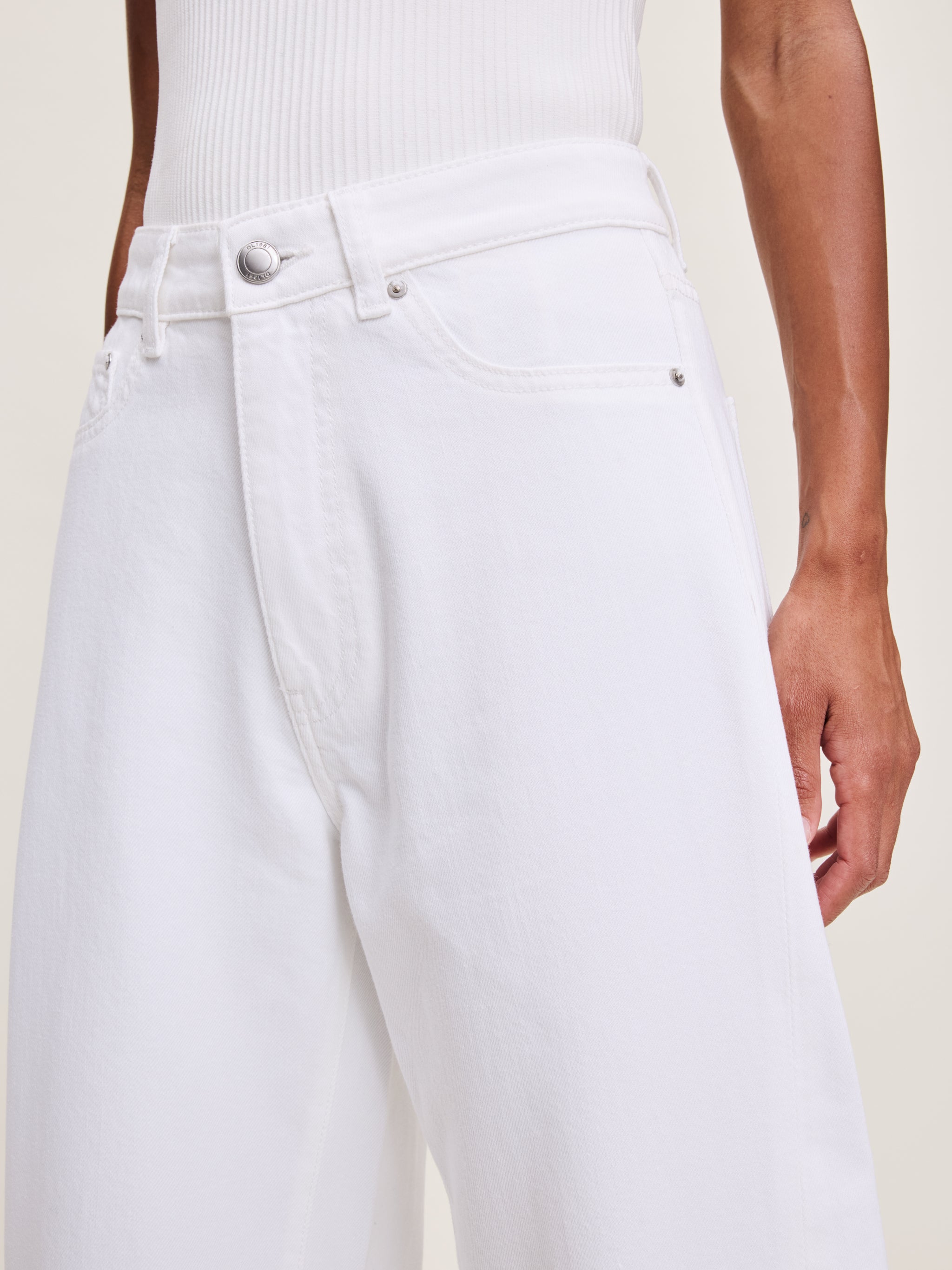 Miro Barrel High Rise 28’’ - White-DL1961-Happy on Main