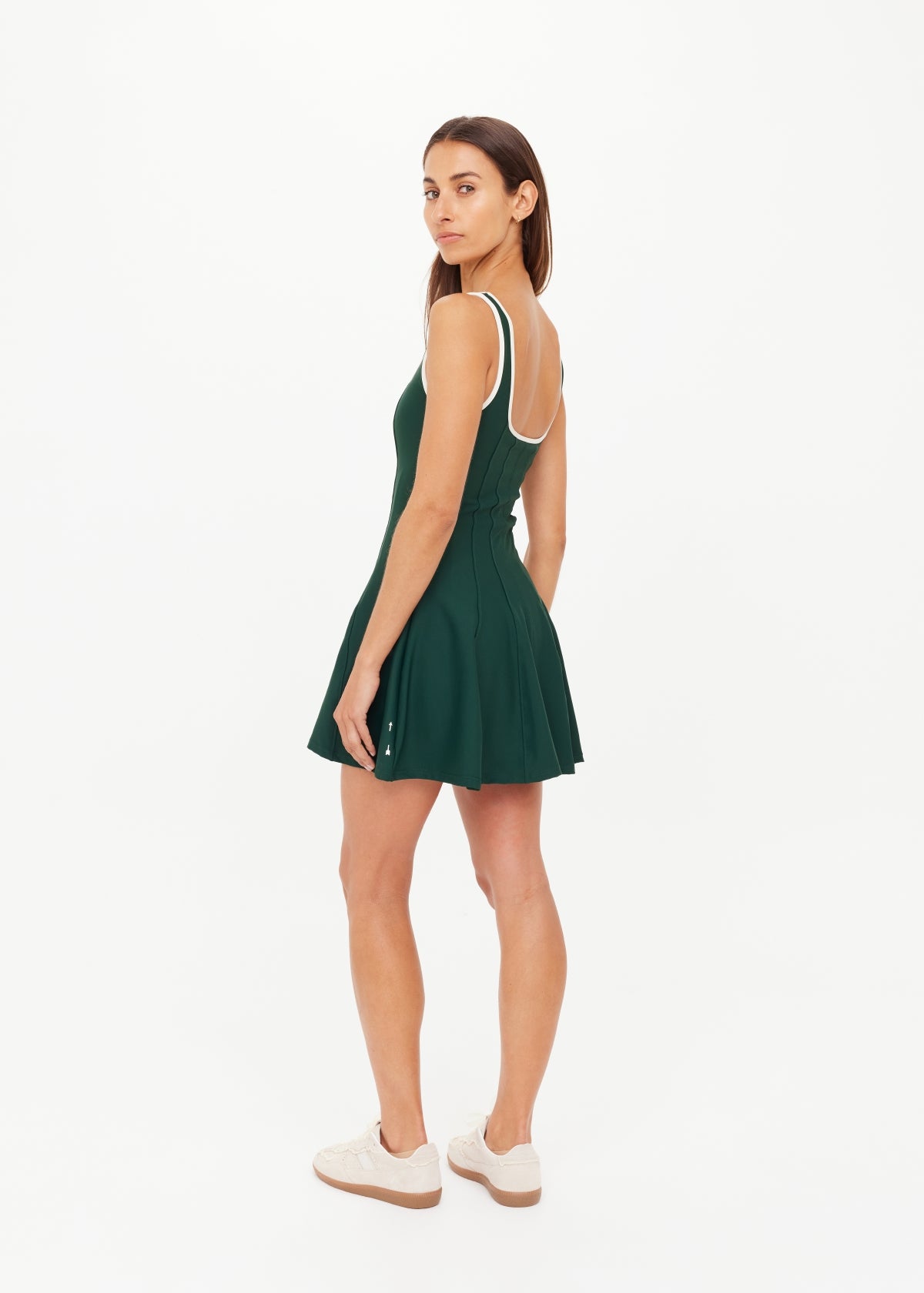 Racquet Maxine Mini Dress - Racing Green-The Upside-Happy on Main