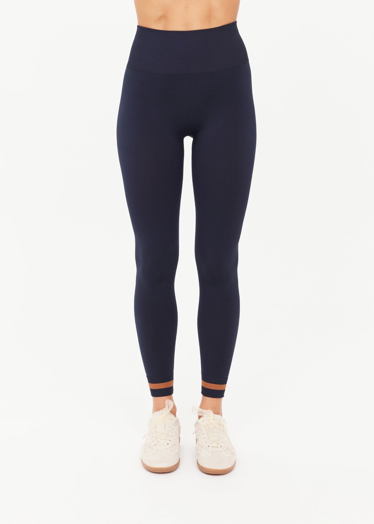 From Seamless 25in Midi Pant - Navy-The Upside-Happy on Main