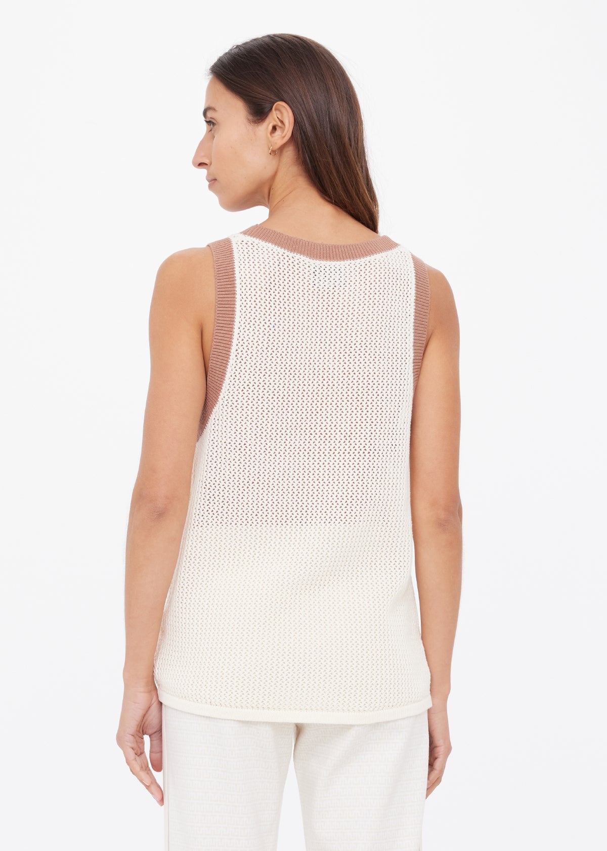 Fenway Wales Knit Tank - Cream-The Upside-Happy on Main