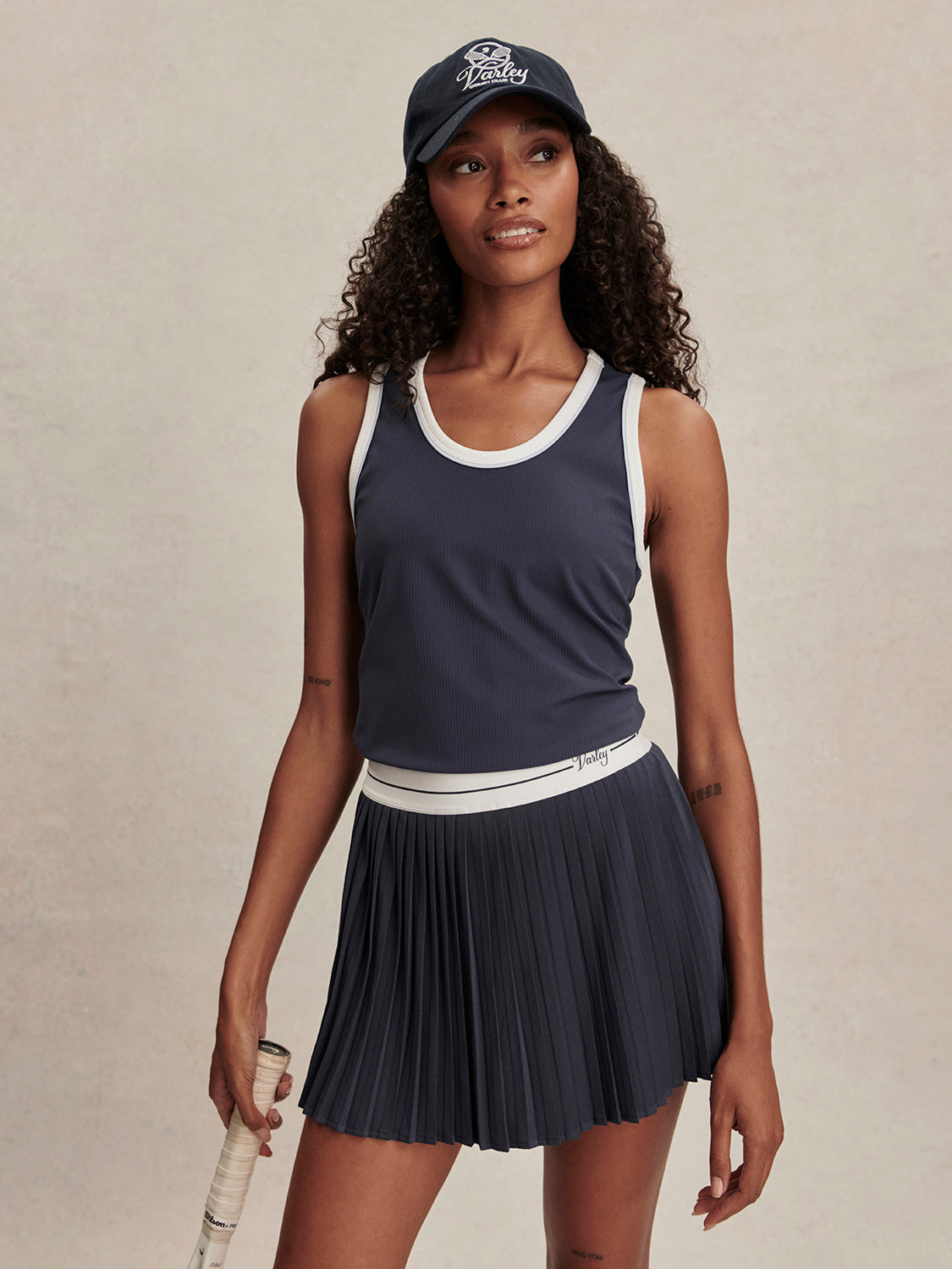 Clemency High Rise Skort 13.5 - Blue Nights-Varley-Happy on Main