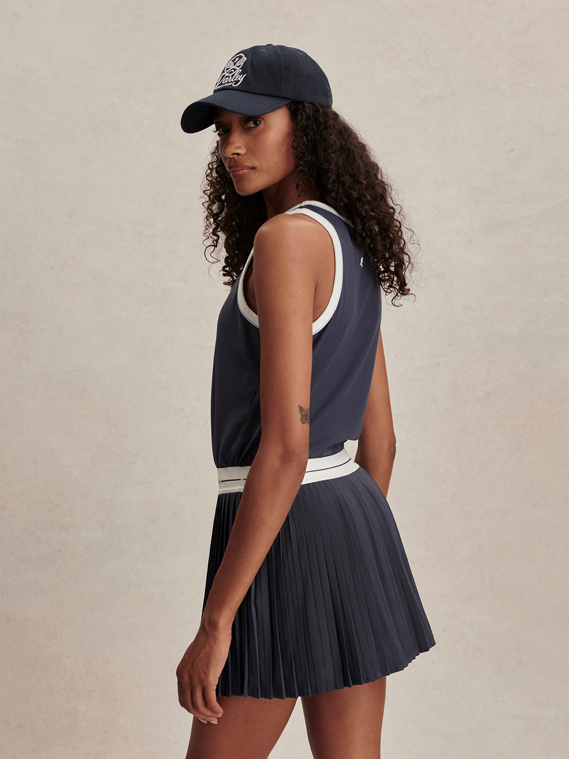 Clemency High Rise Skort 13.5 - Blue Nights-Varley-Happy on Main