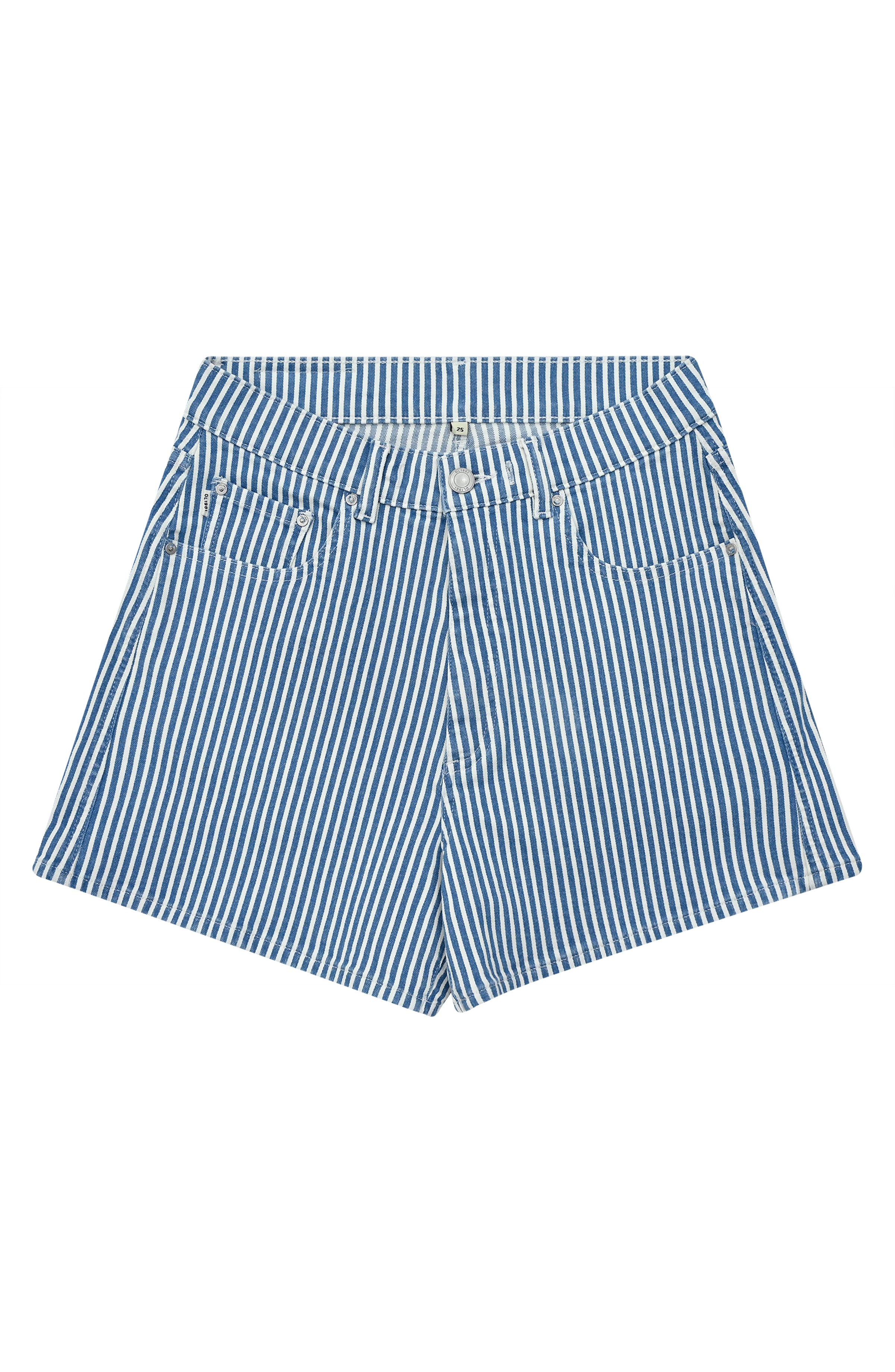 Taylor Relaxed Short : High Rise 3’ - New Stripe-DL1961-Happy on Main