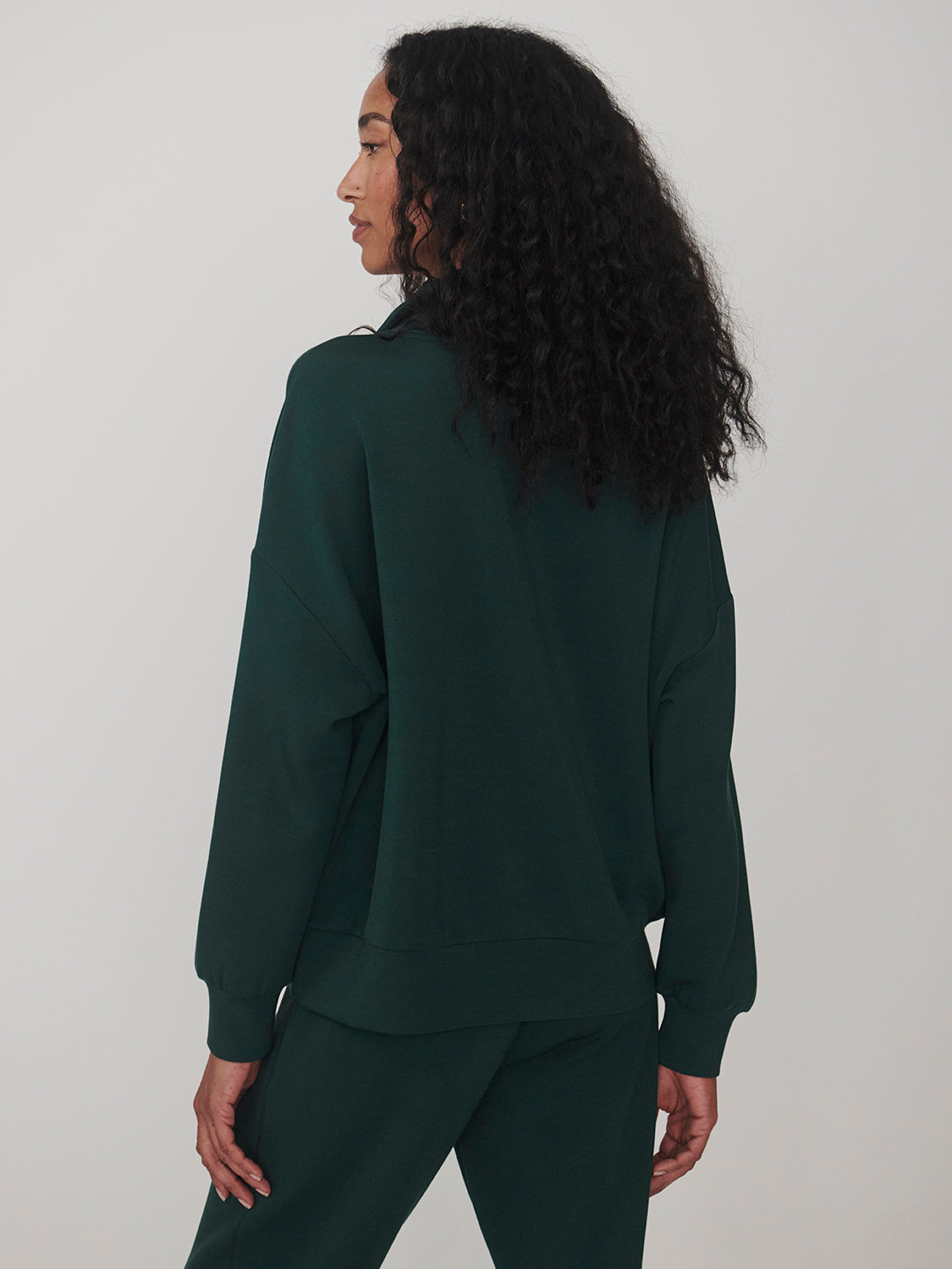 Hawley Half Zip Sweat - Ponderosa Pine-Varley-Happy on Main