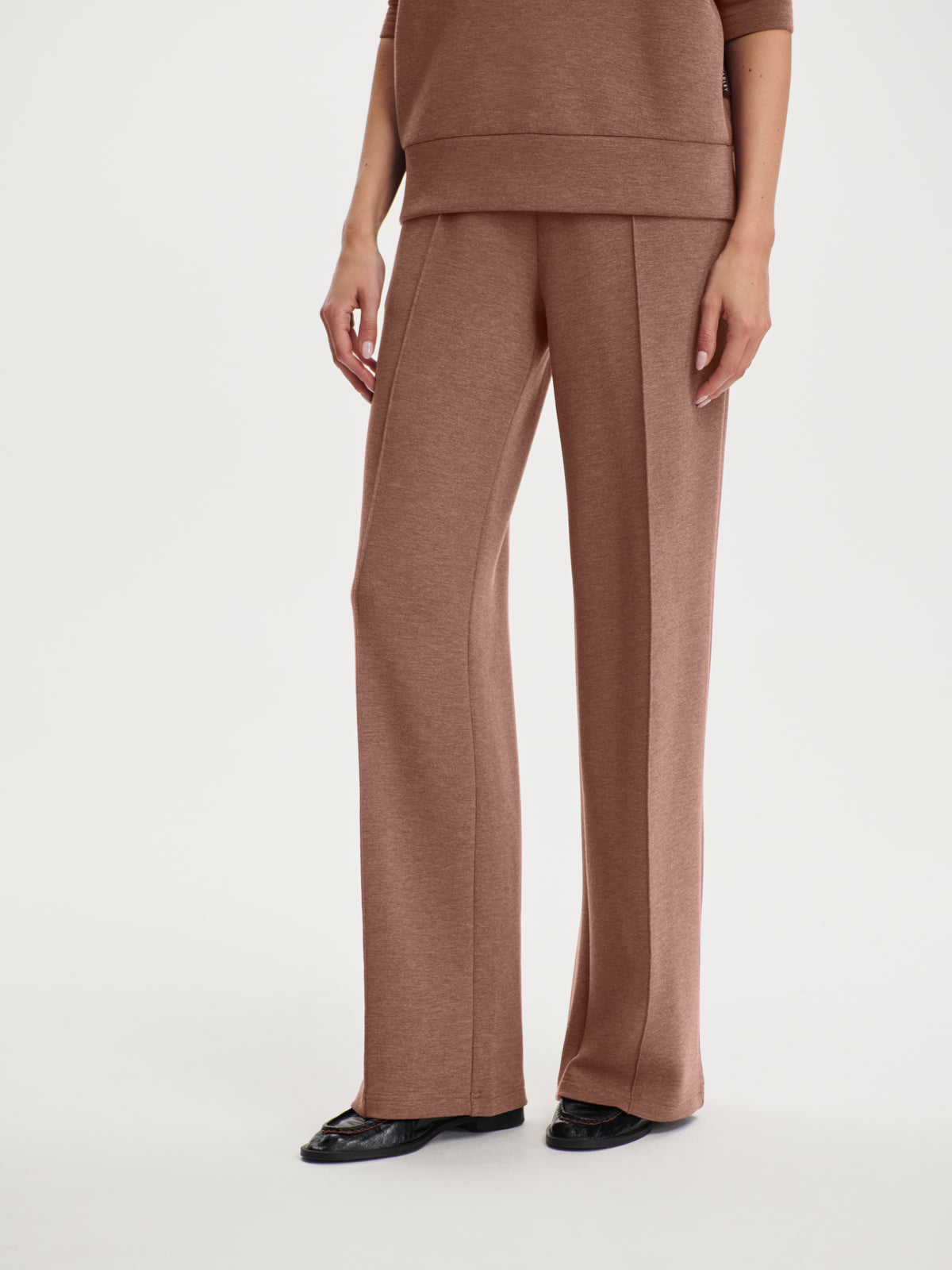 The Wide Leg Pant 30 - Golden Bronze Marl-Varley-Happy on Main